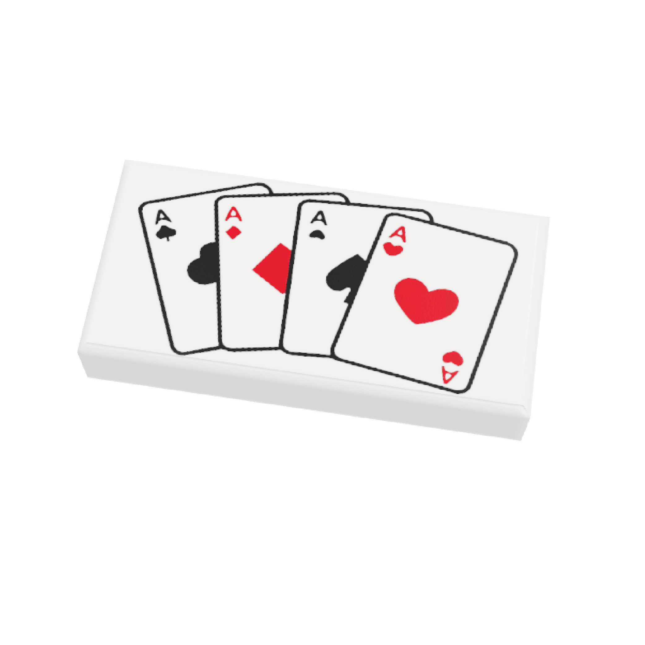 1x2 HoB Custom Tile - Four Aces