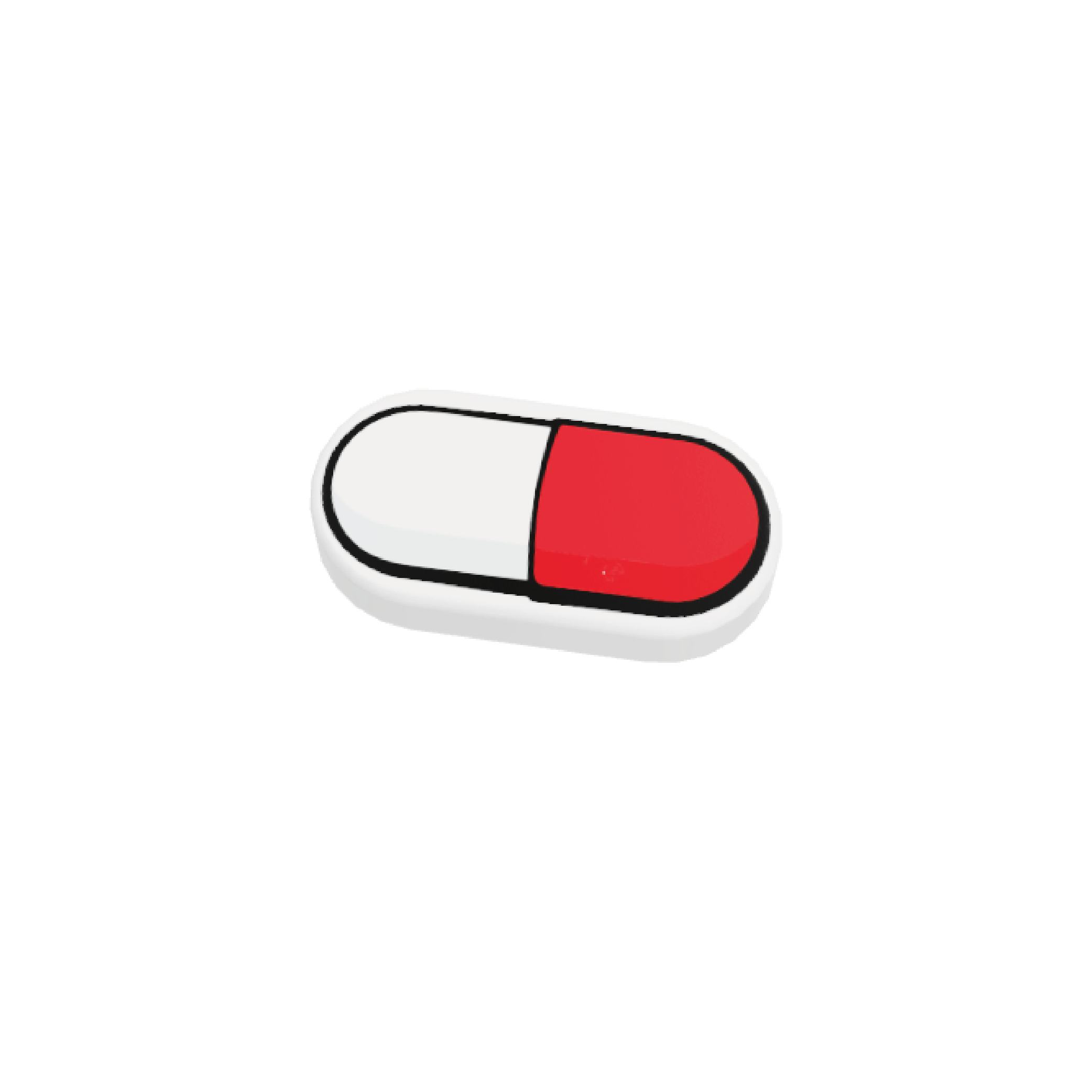 1x2 HoB Custom Oval Tile - Monster Pill