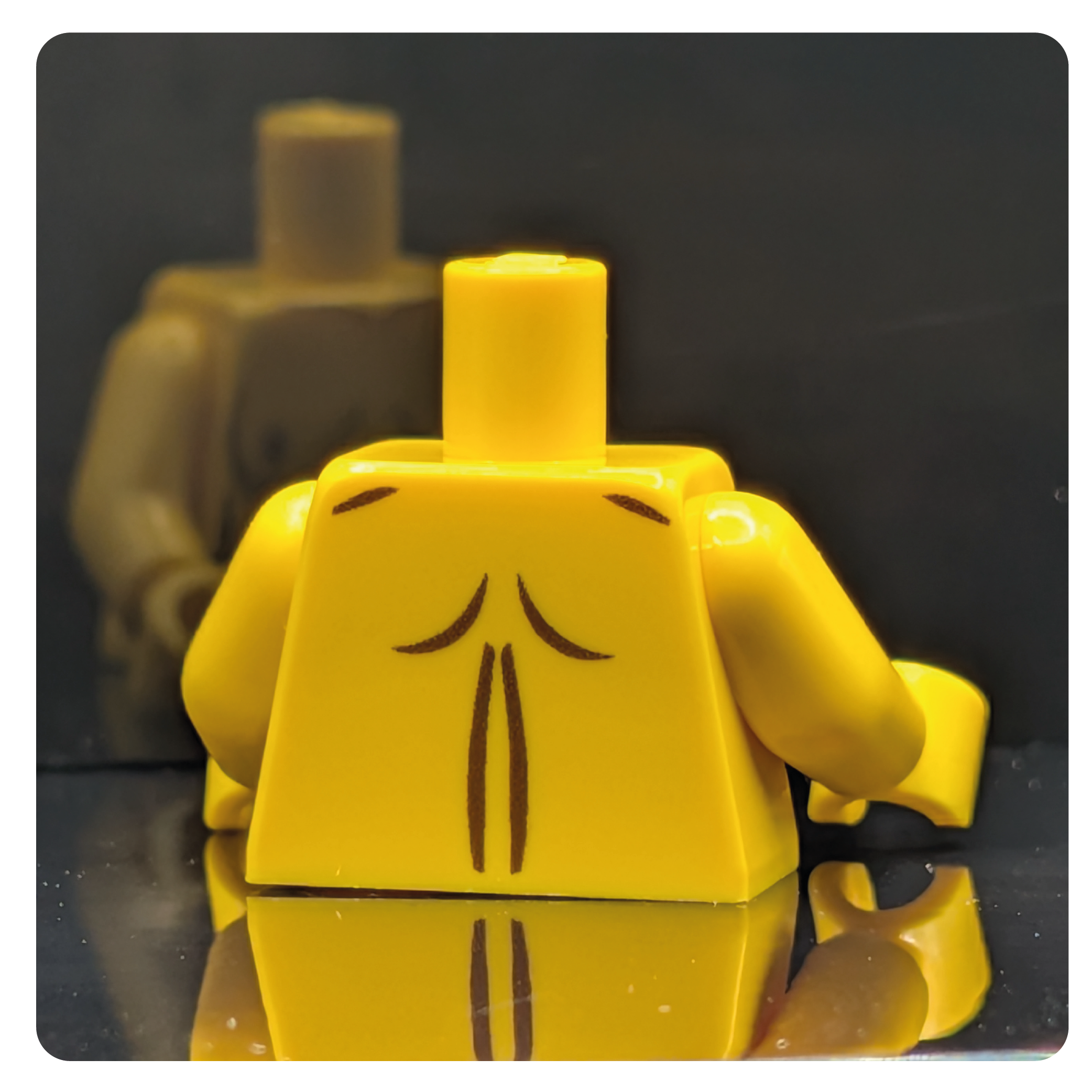 HoB Custom Torso - Boobies Natural Yellow
