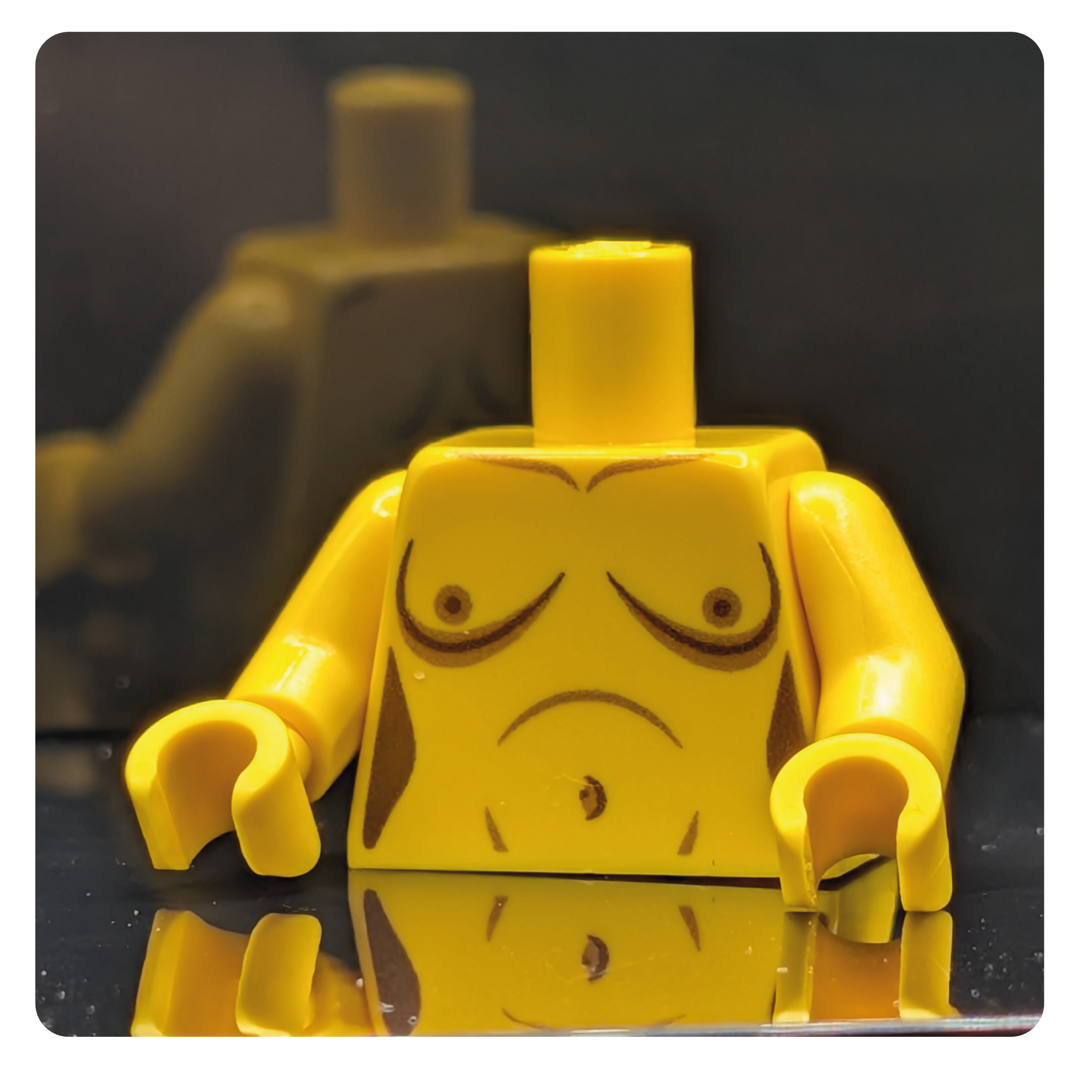 HoB Custom Torso - Boobies Natural Yellow