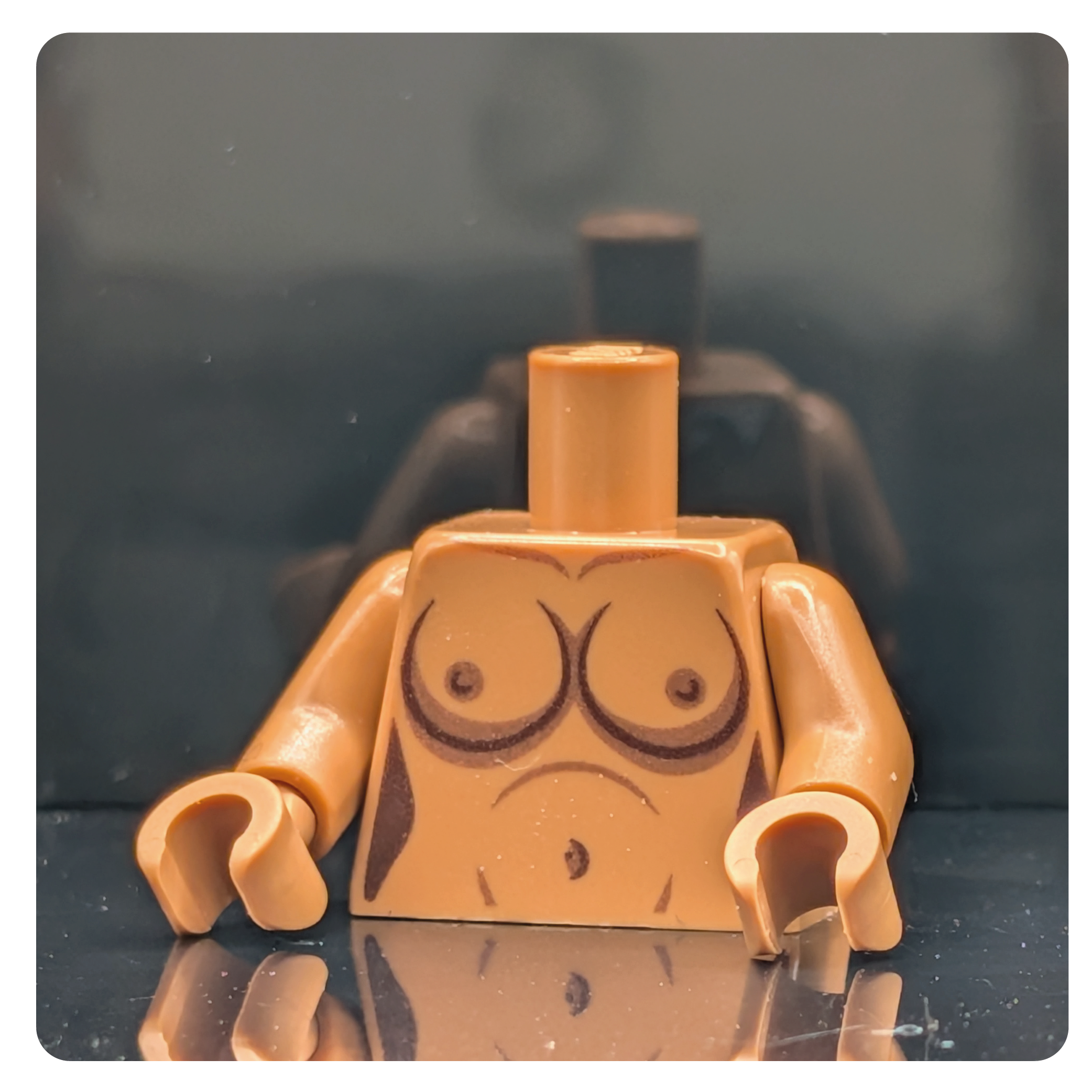 HoB Custom Torso - Boobies XL Medium Nougat