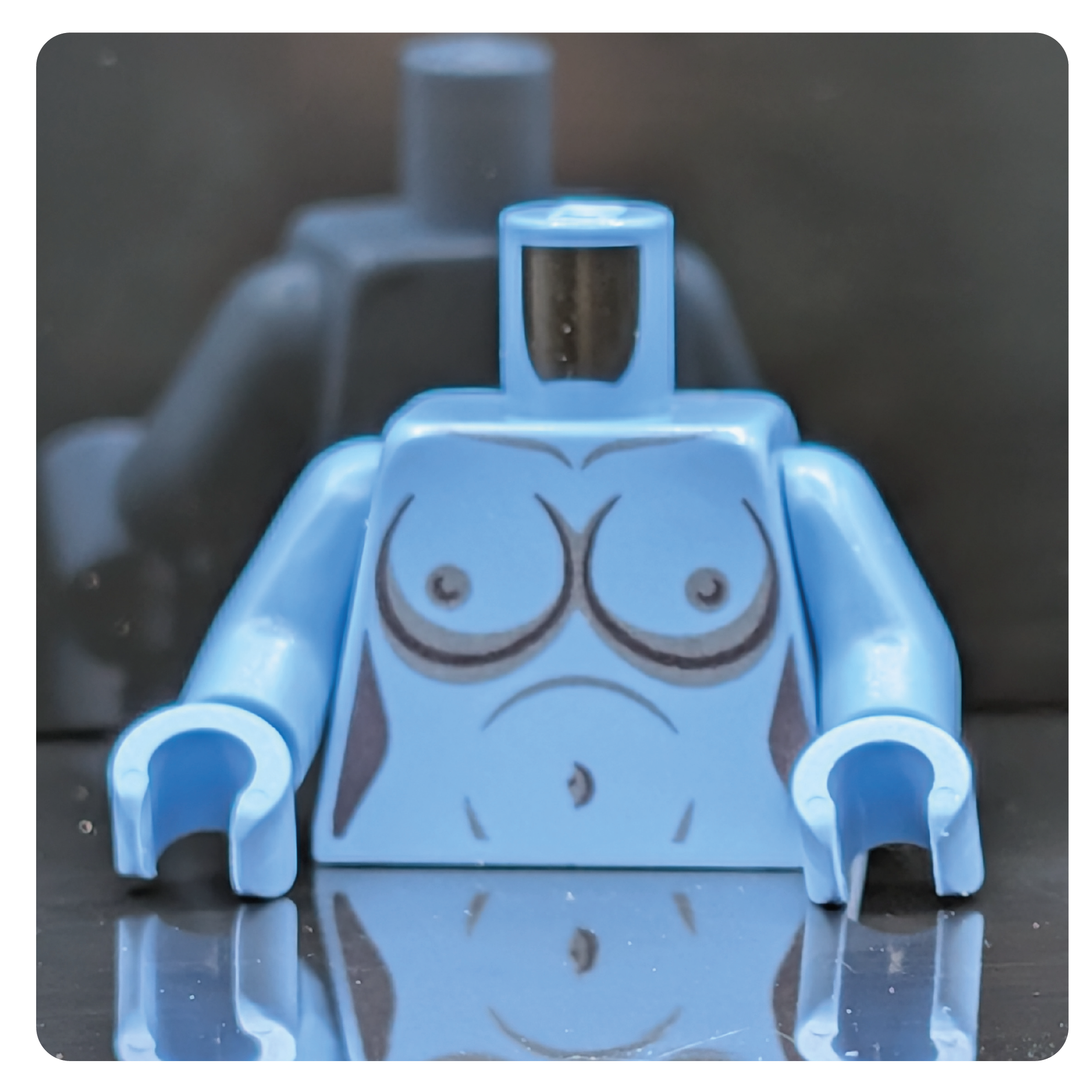 HoB Custom Torso - Boobies XL Pantoran Blue