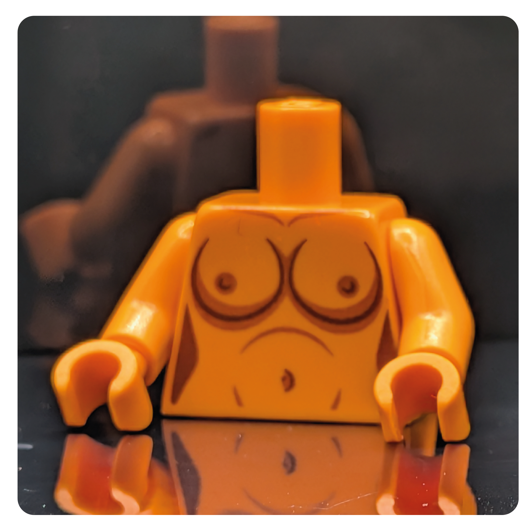 HoB Custom Torso - Boobies XL Togruta Orange