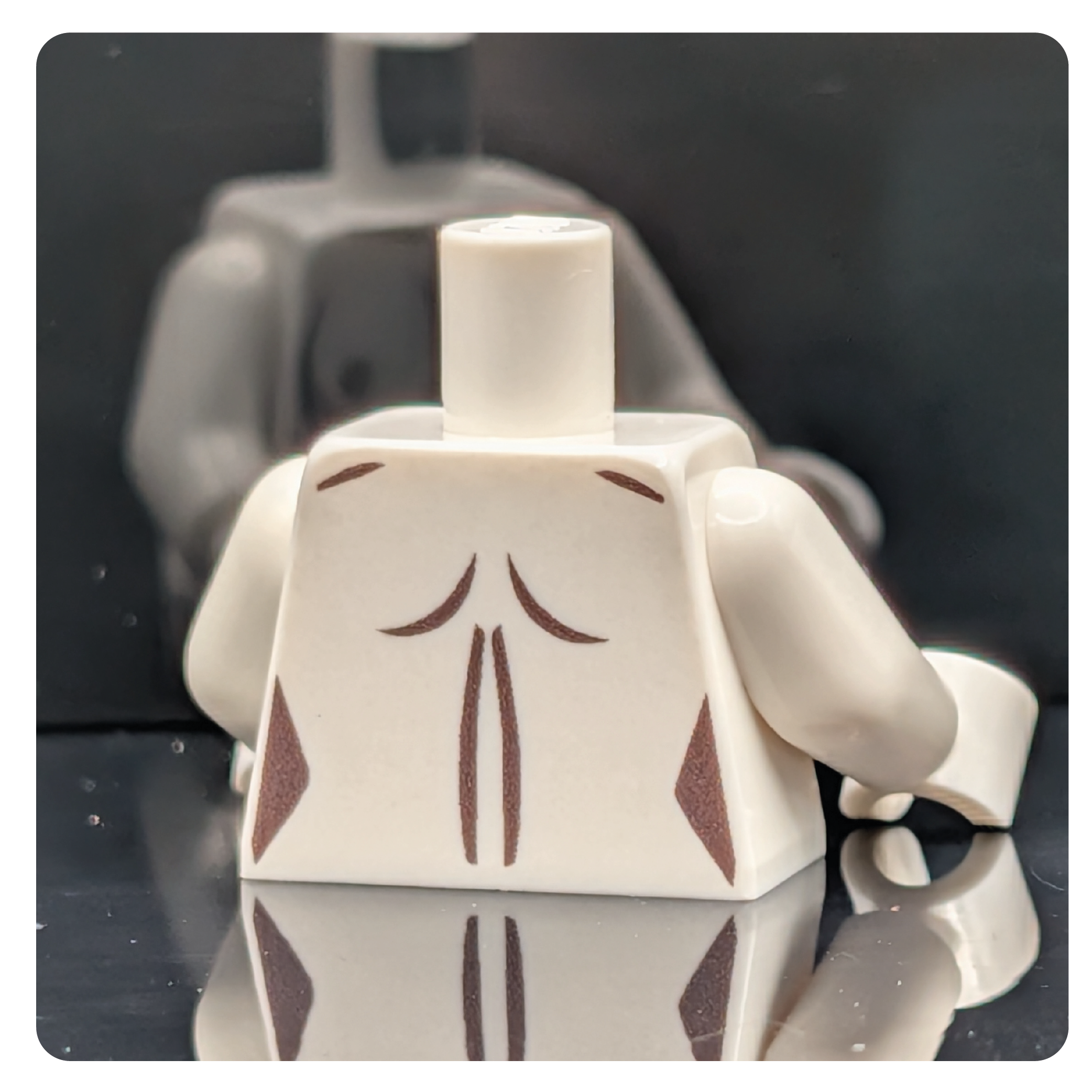 HoB Custom Torso - Boobies XL Dathomir White
