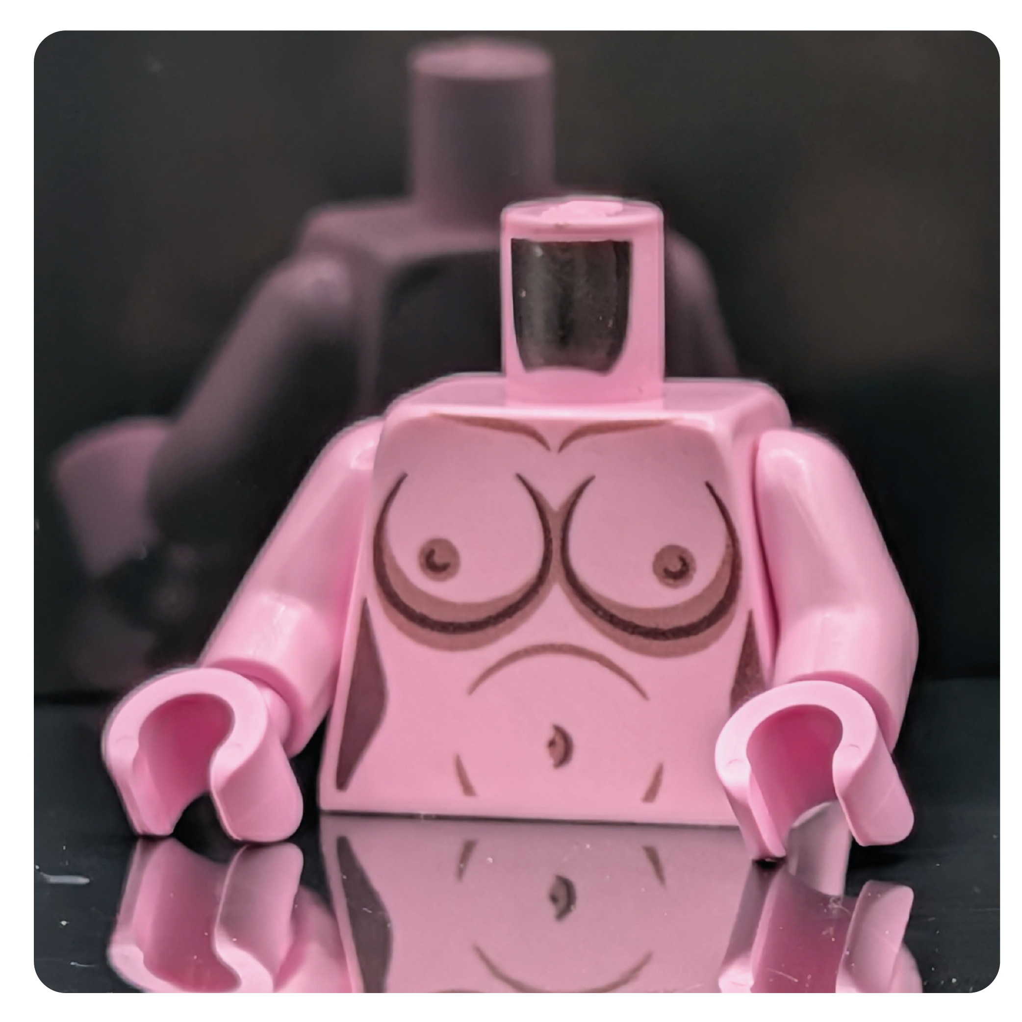 HoB Custom Torso - Boobies XL Zeltron Pink