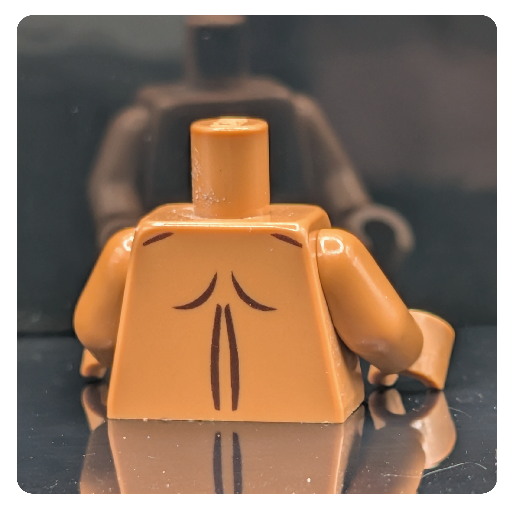 HoB Custom Torso - Chubby Hairy Medium Nougat
