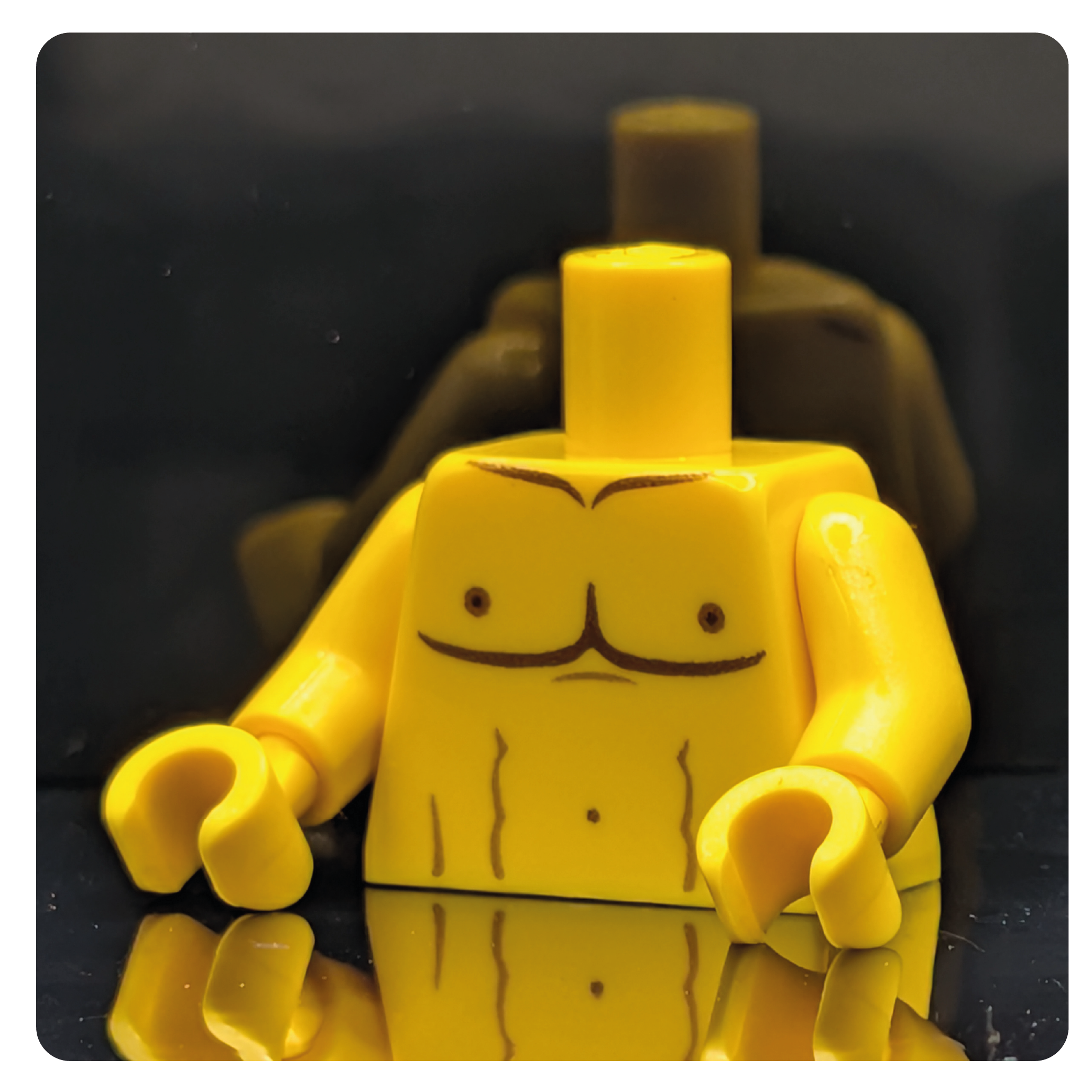 HoB Custom Torso - PECS Athletic Smooth Yellow