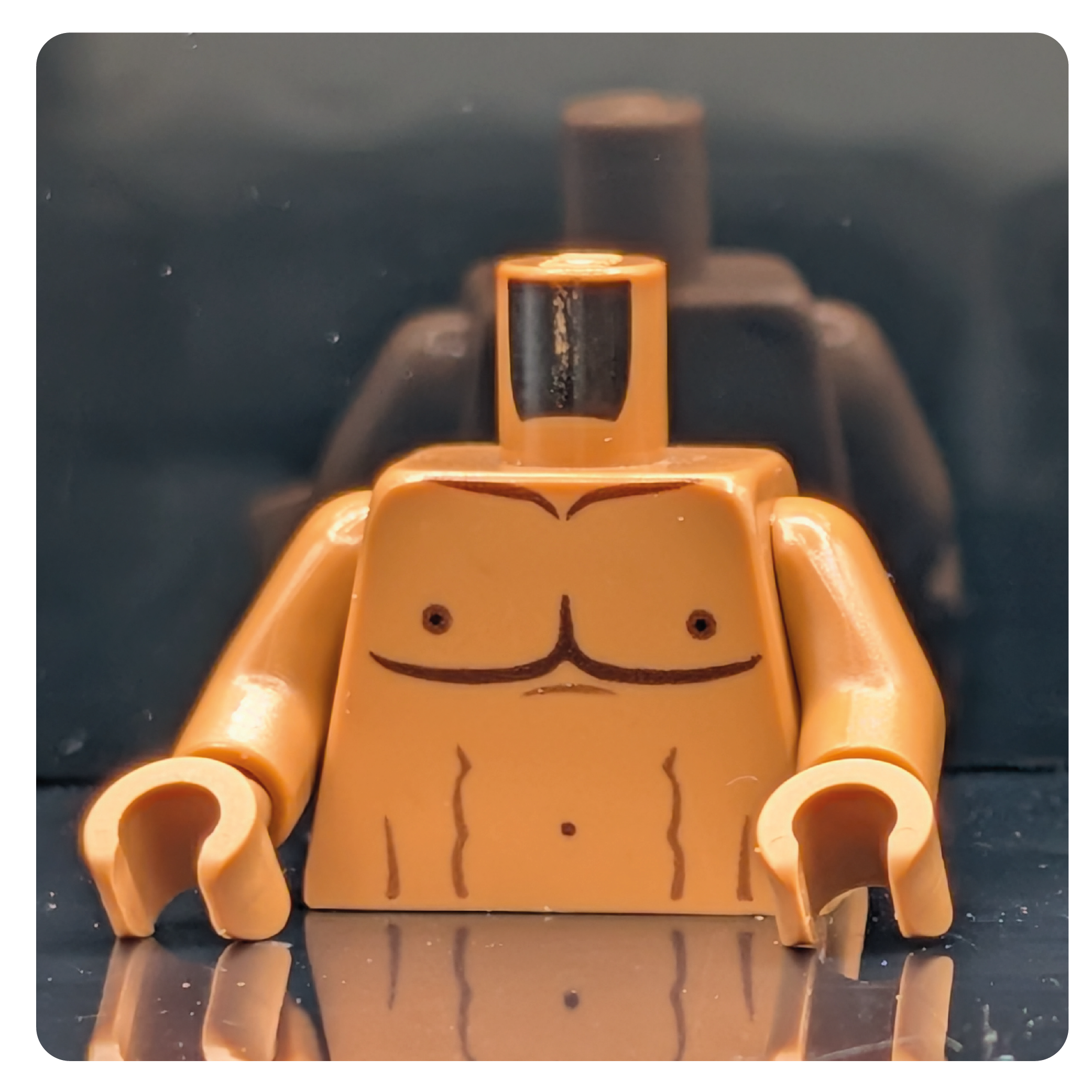 HoB Custom Torso - PECS Athletic Smooth Medium Nougat