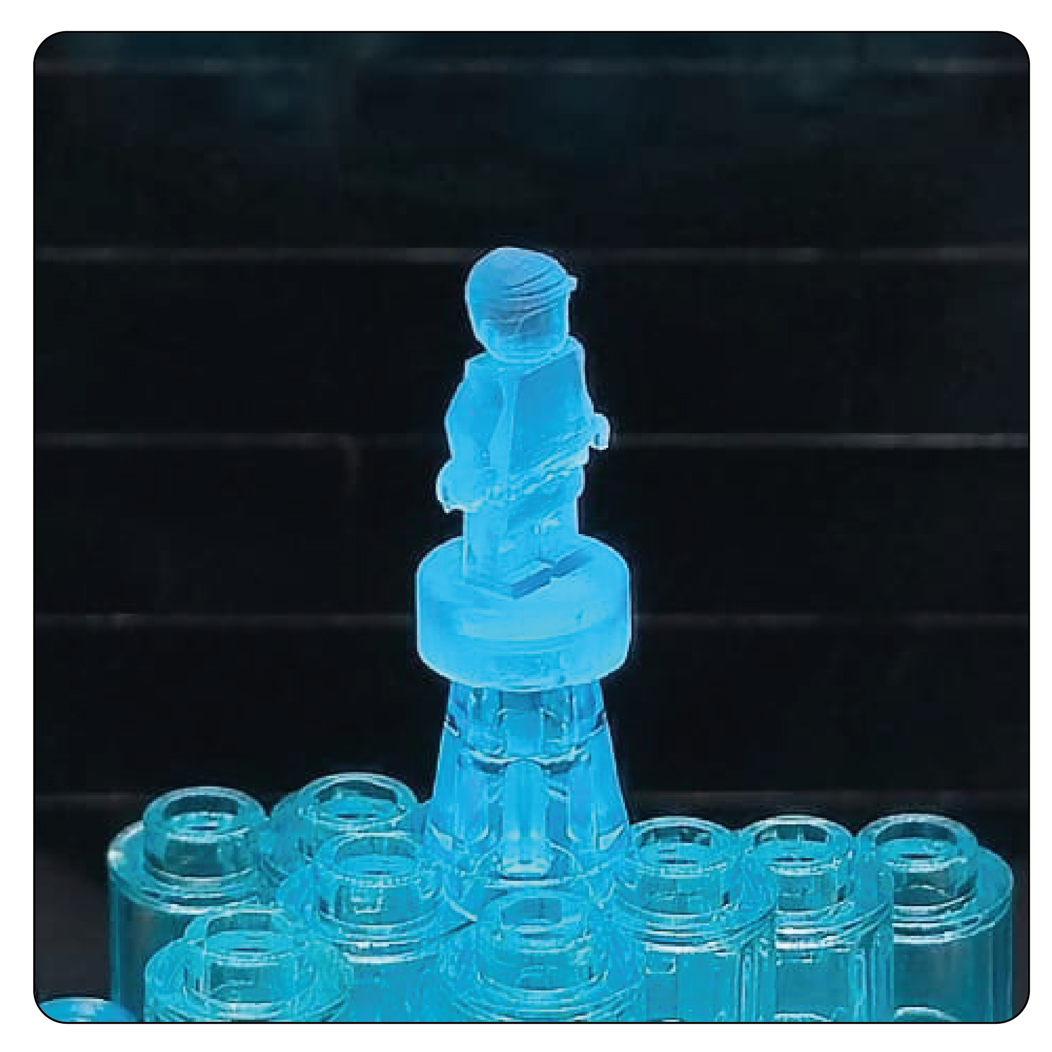 HoB 3D Holo Systems - Hologram Statuette Obi-Wan