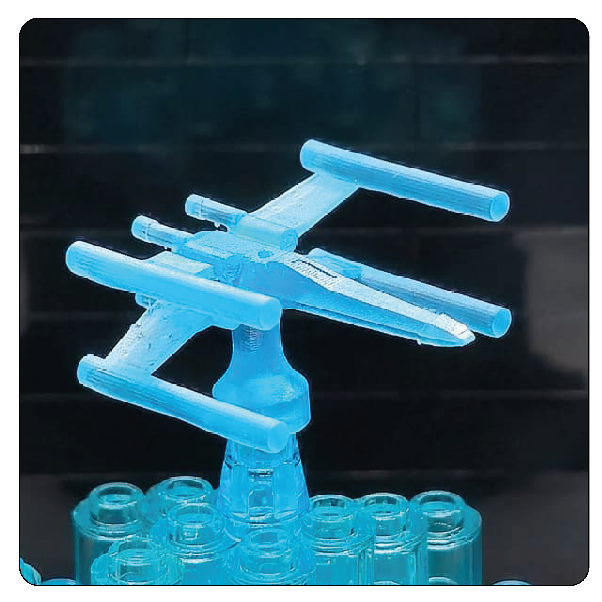 HoB 3D Holo Systems - Hologram Ship X-Wing