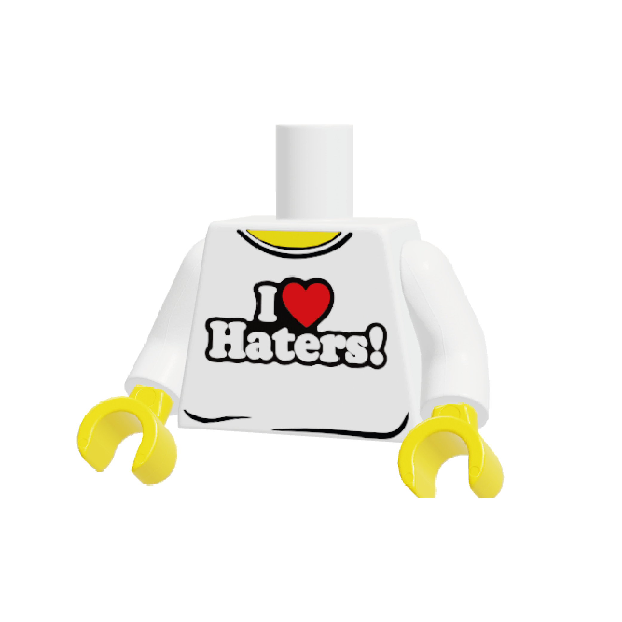 HoB Custom Torso - I Love Haters
