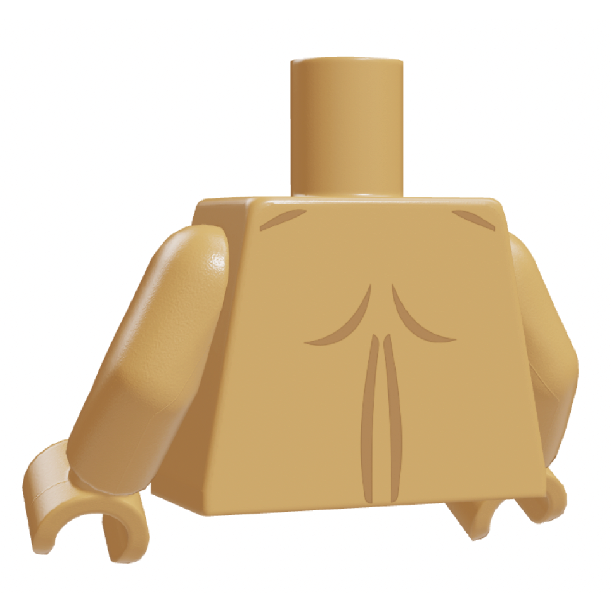 Surfer Guy Torso Medium Nougat