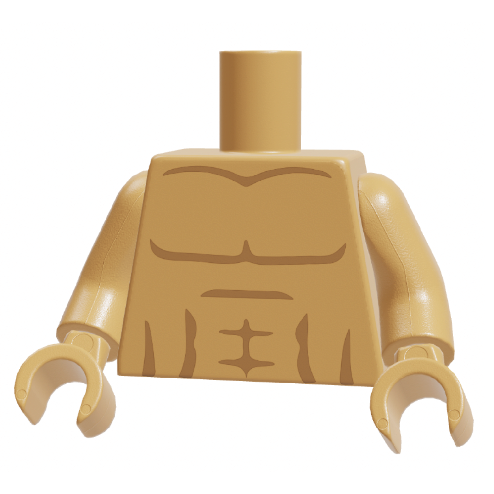 Surfer Guy Torso Medium Nougat