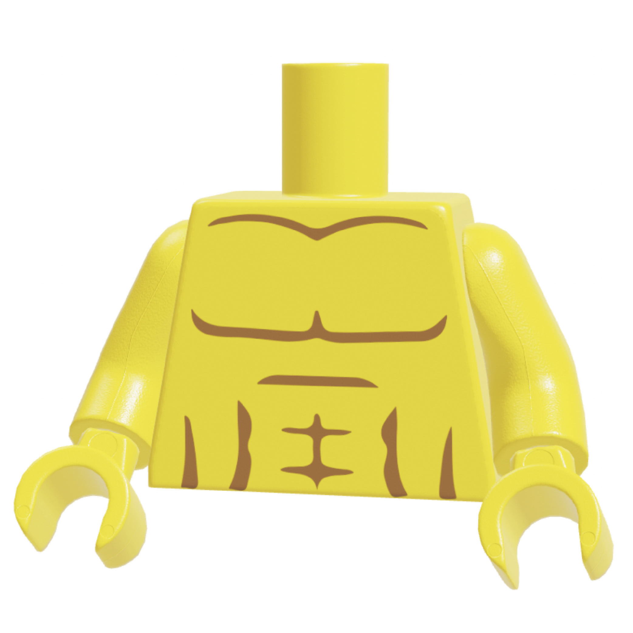 Surfer Guy Torso Yellow