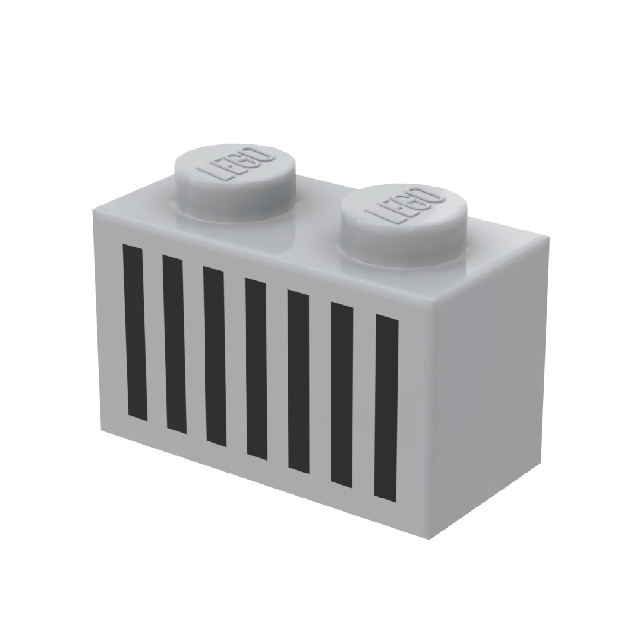 LEGO® 1x2 Brick Vertical Lines