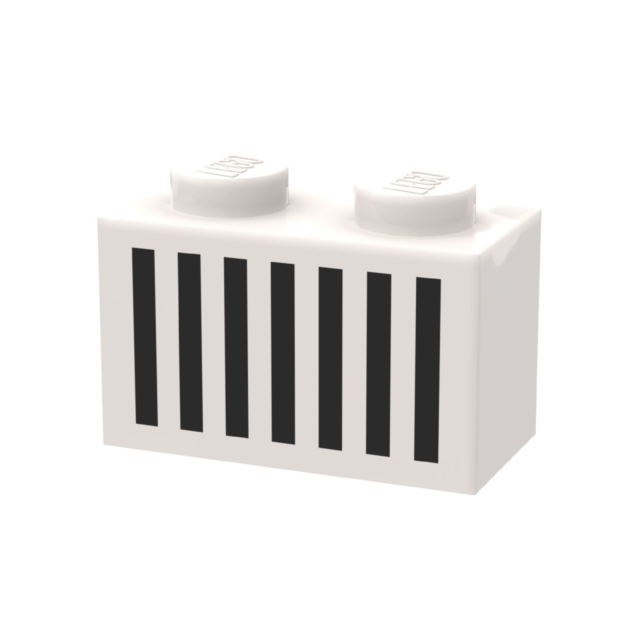 LEGO® 1x2 Brick Vertical Lines