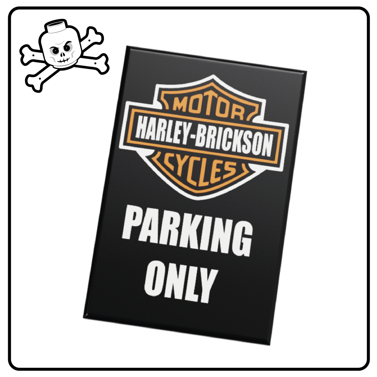 LEGO® 2x3 Tile Harley Parking Only
