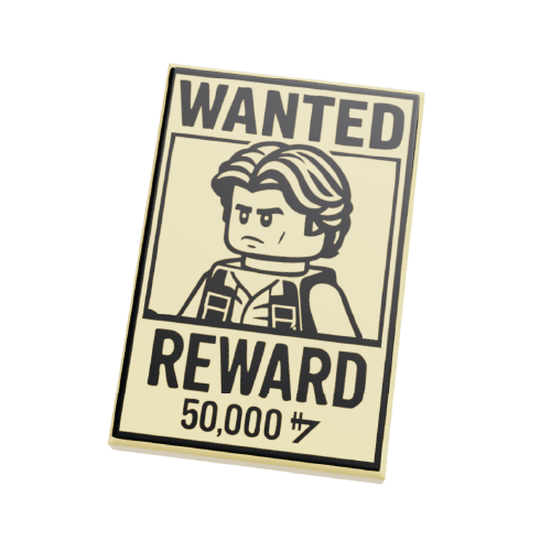 SW Customs 2x3 Tile Wanted Smuggler