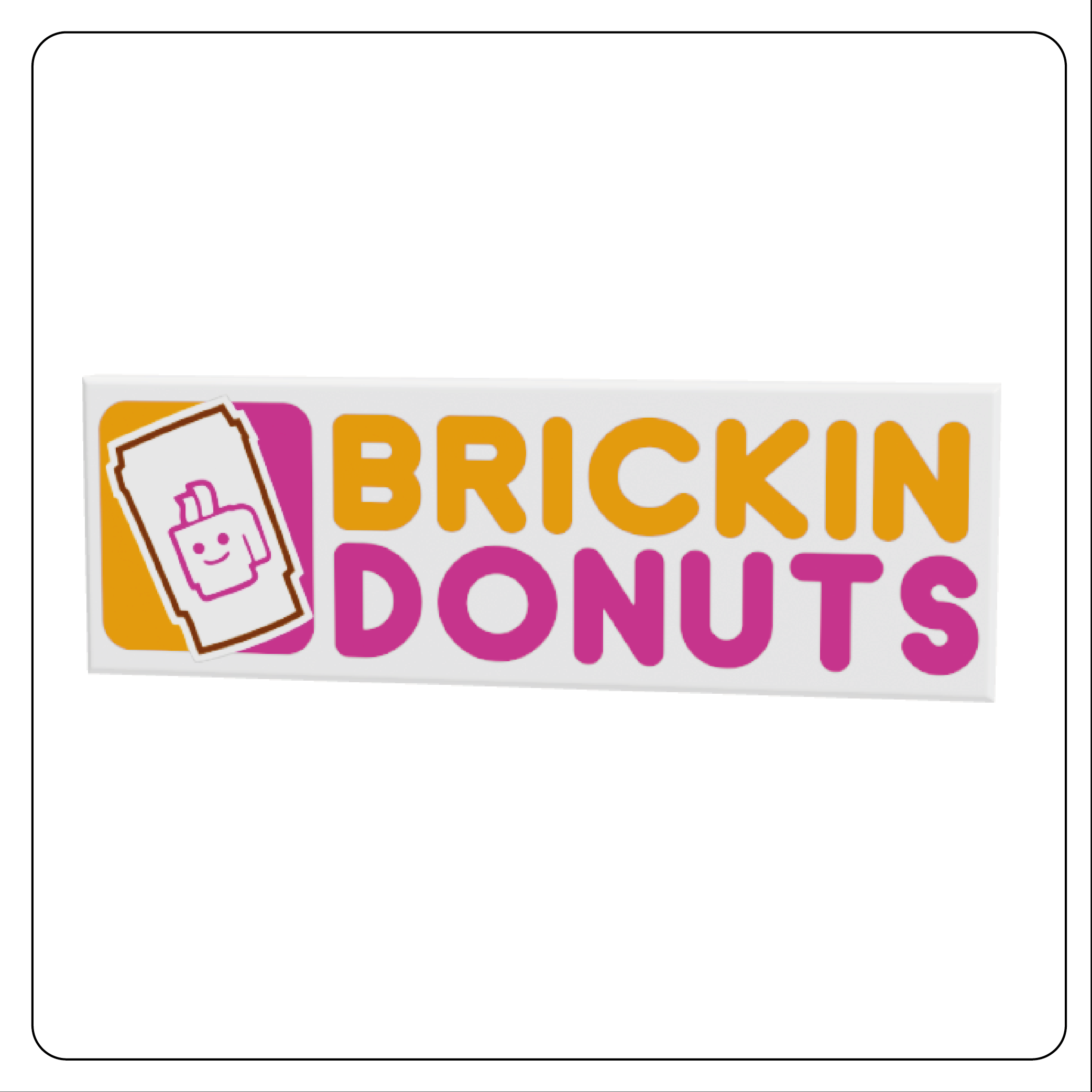 Red Light District -2x6 Tile - Brickin Donuts