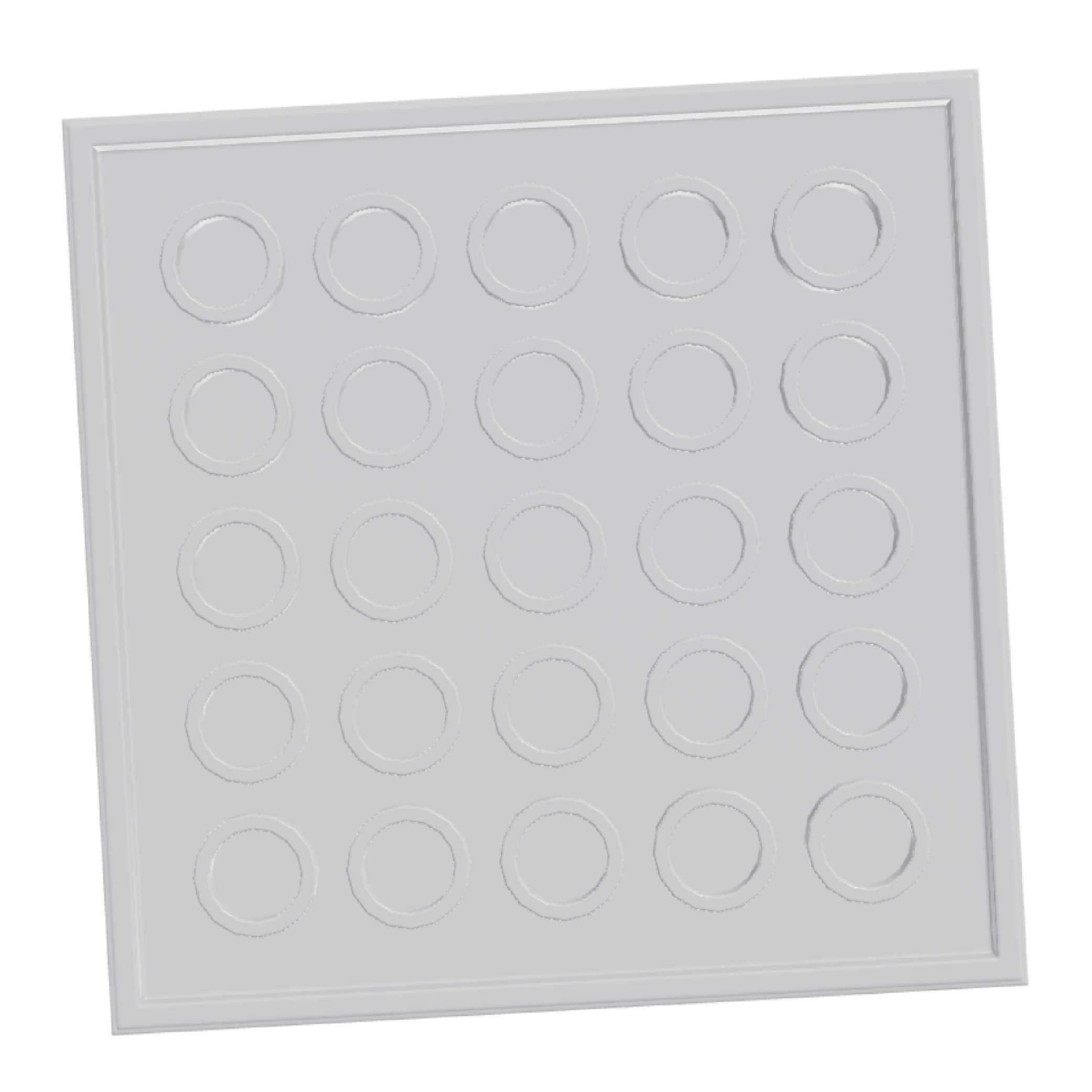 LEGO® 6x6 Tile Republic light bluish gray