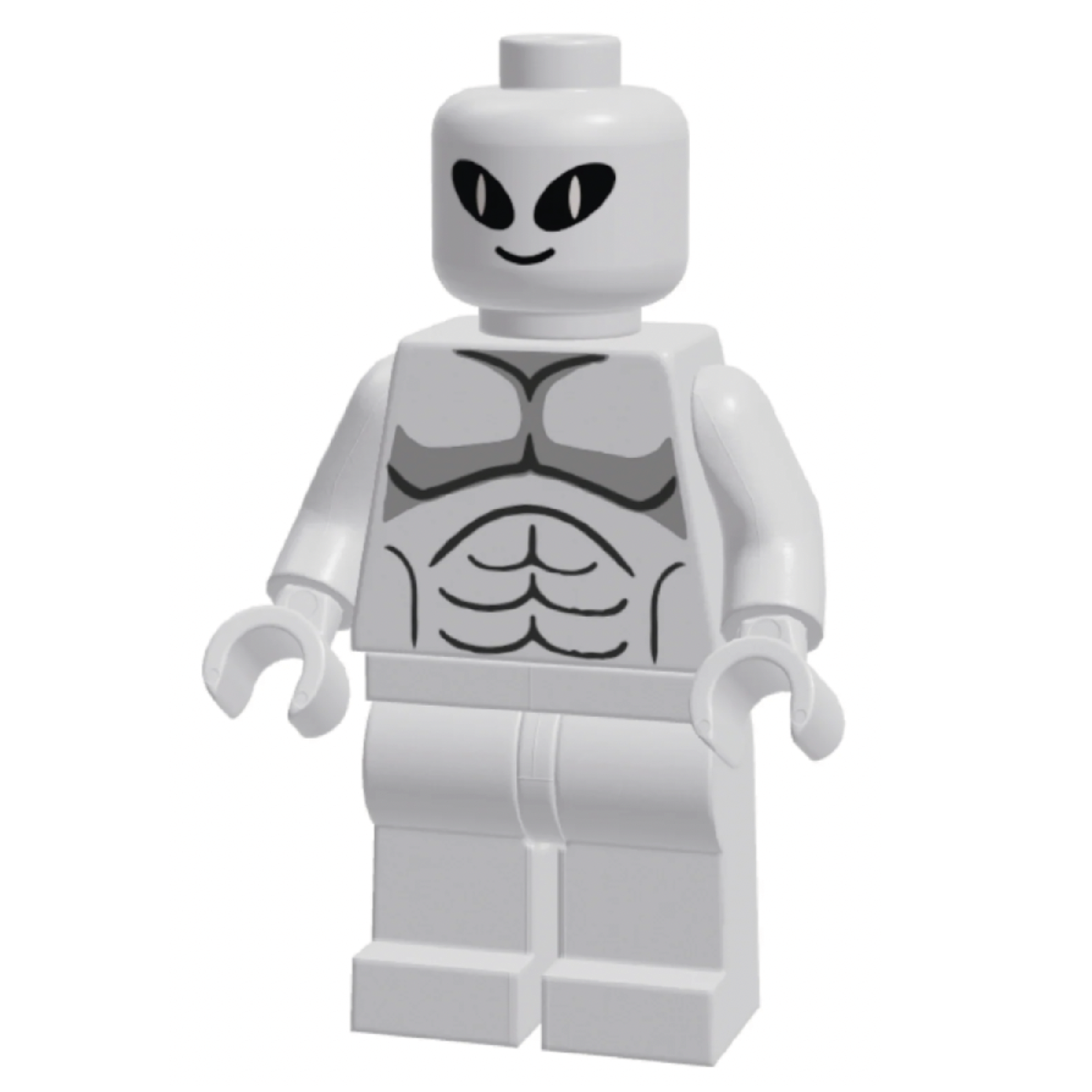 Classic Alien Male Minifigure Gray