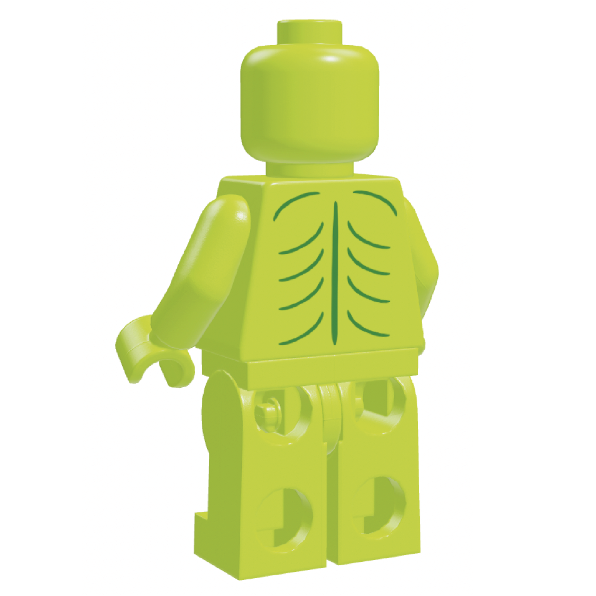 Classic Alien Male Minifigure Green