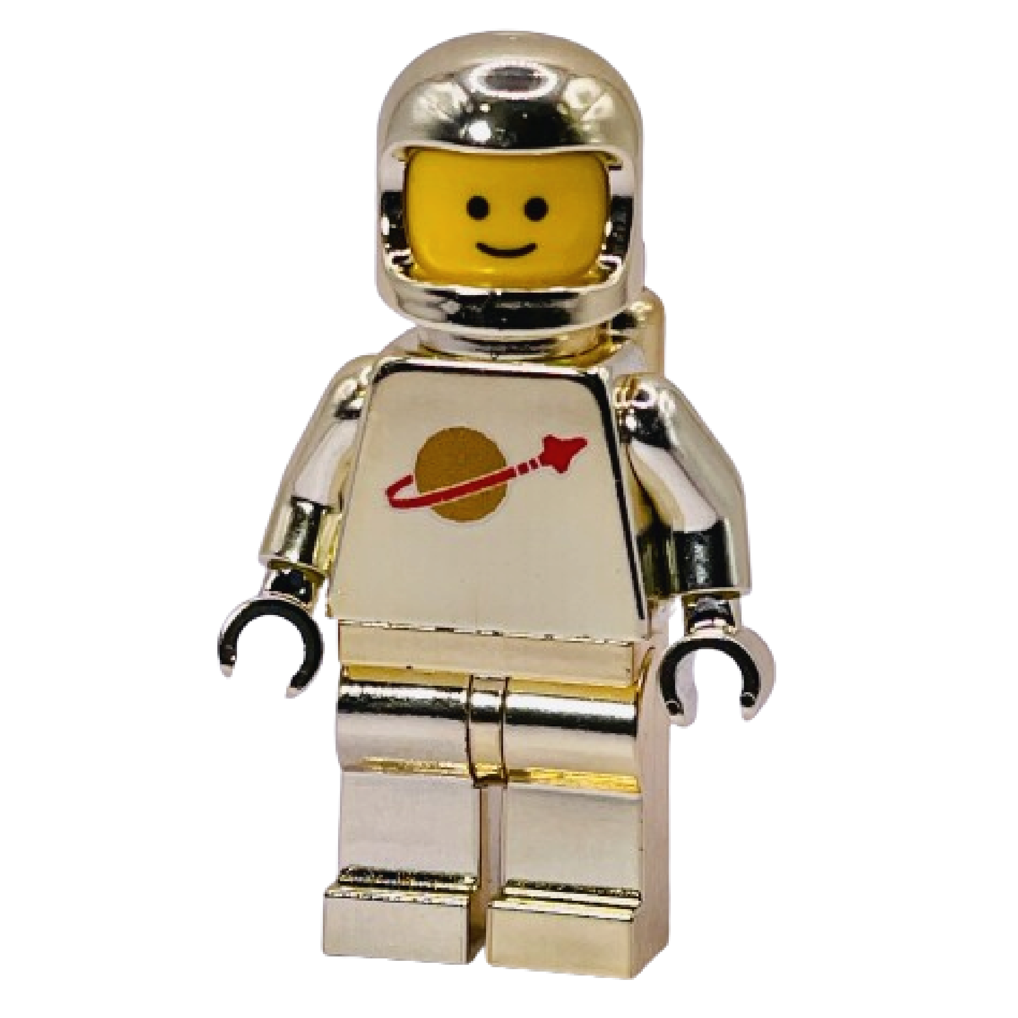 LEGO Minifigure Classic Space Chrome Gold Hall of Bricks
