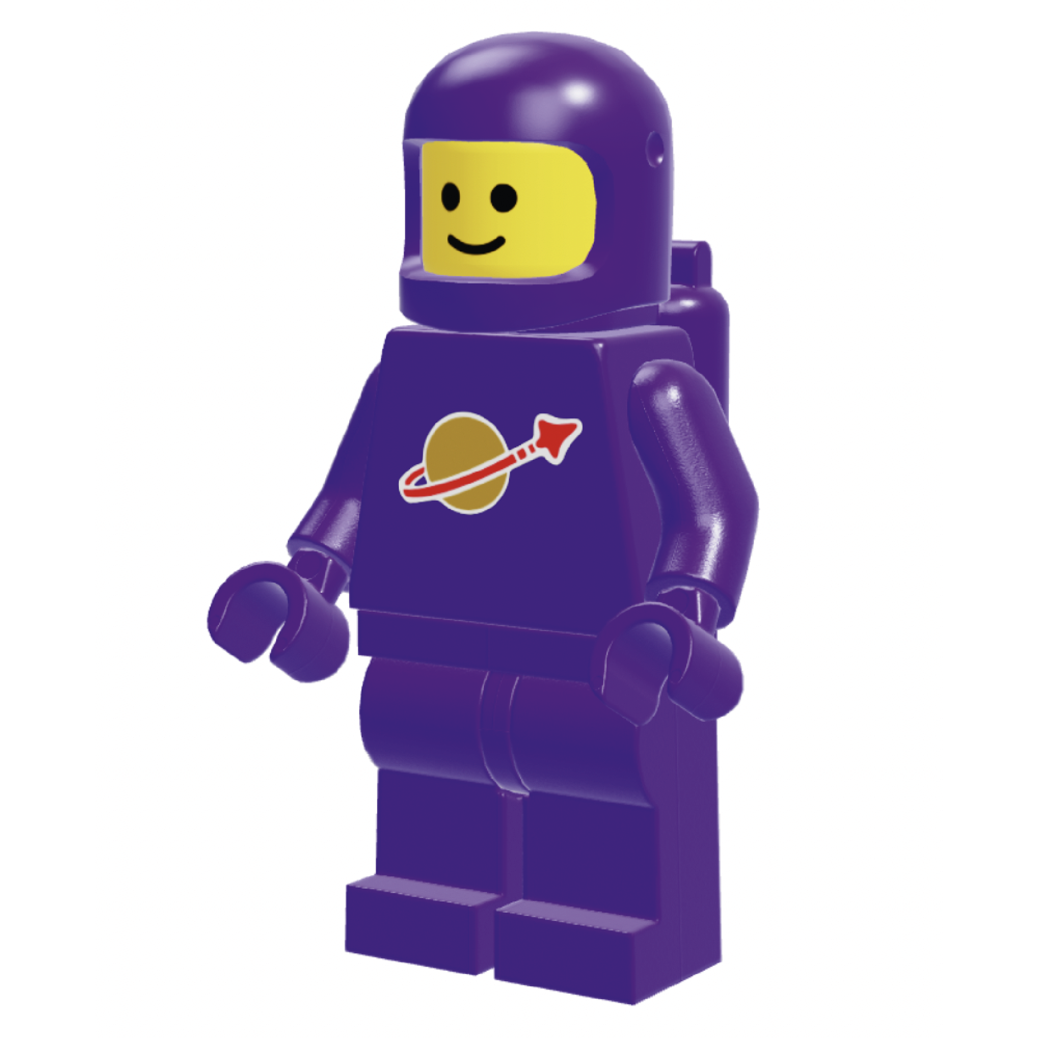 LEGO Minifigure Classic Space Dark Purple