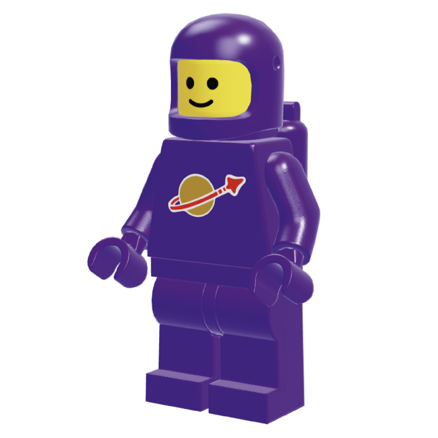 Minifigura LEGO® Classic Espacio Púrpura Oscuro