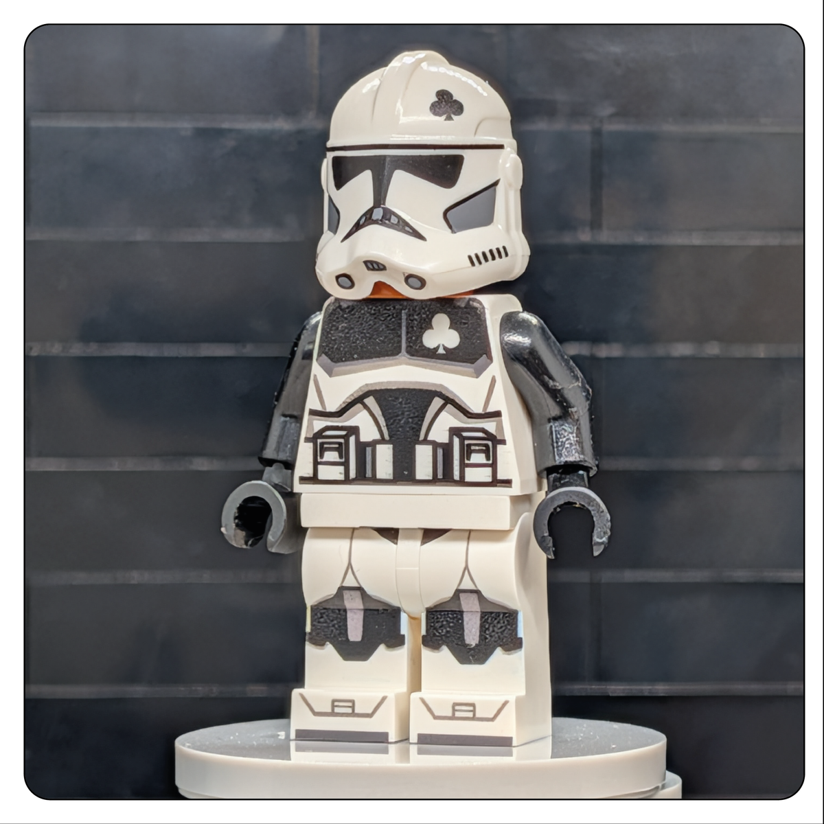 SW Customs Collectible Figure - Ace of Clubs Clone Trooper – Hall of Bricks