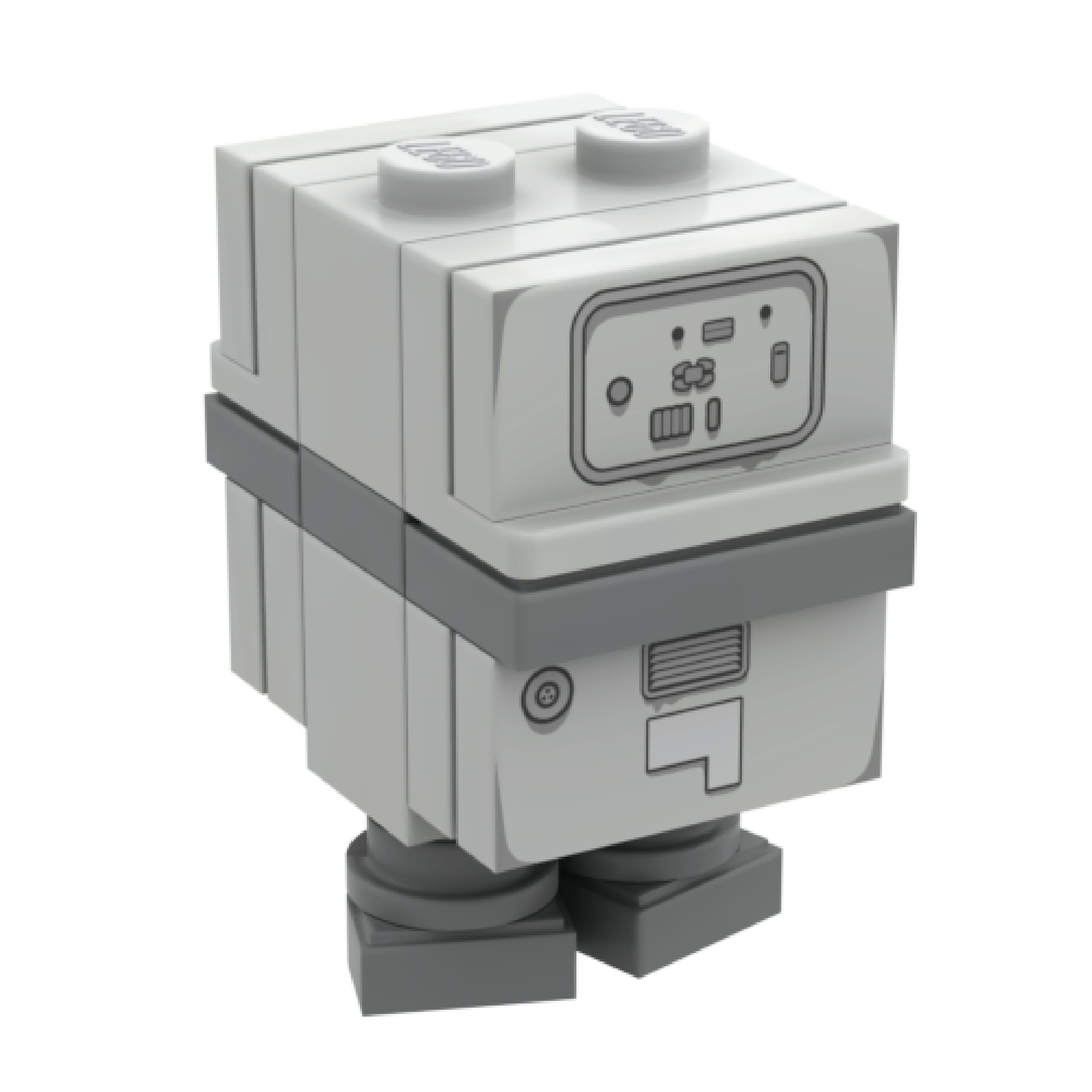 SW Customs Gonk Droid Minifigure by Melnik.edits Hall of Bricks
