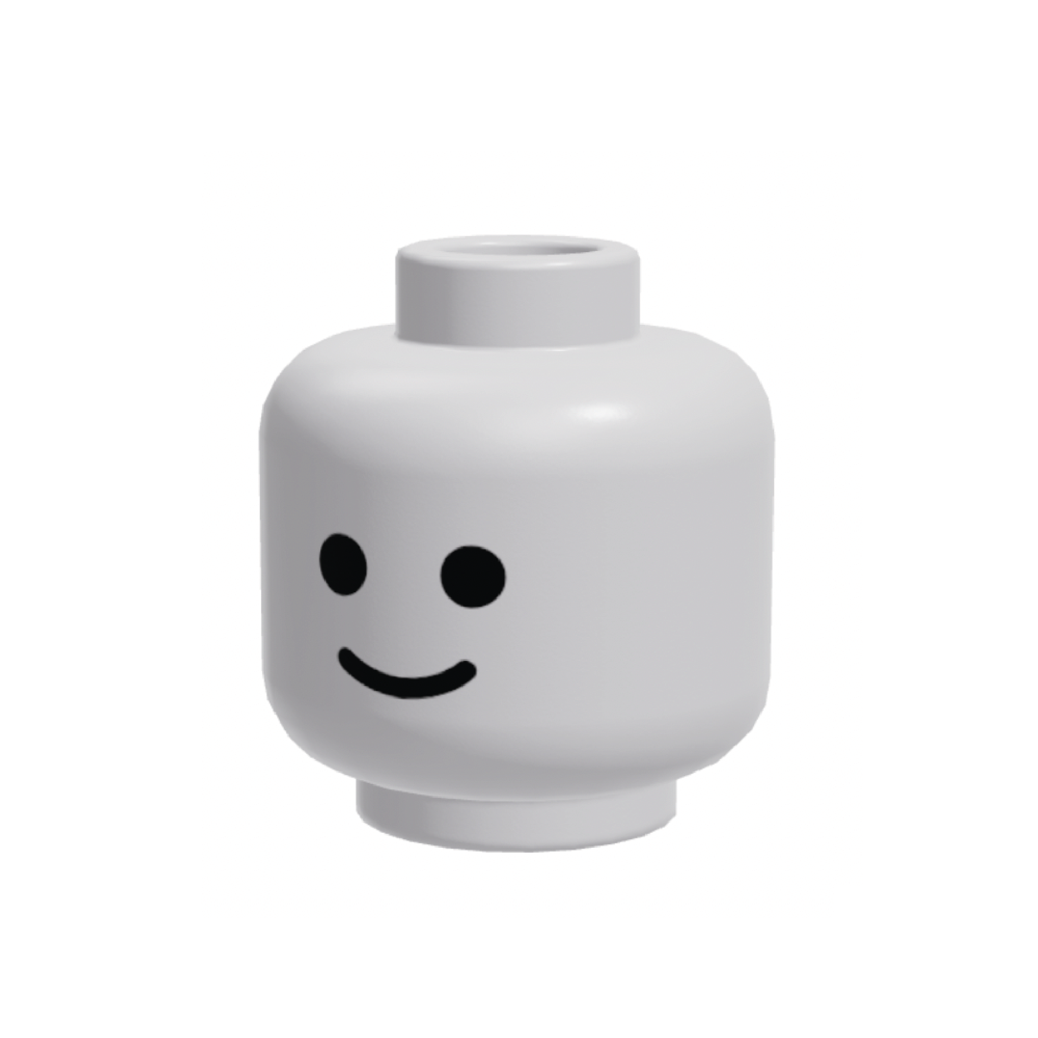 海外輸入 インボイス Medium Smile Head Classic Stone Bricks of Hall – Gray 果物