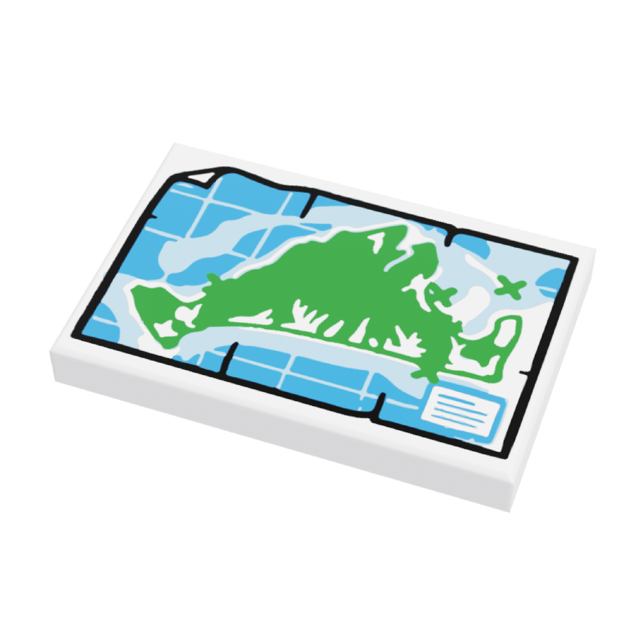 LEGO® 2x3 Tile Amity Island