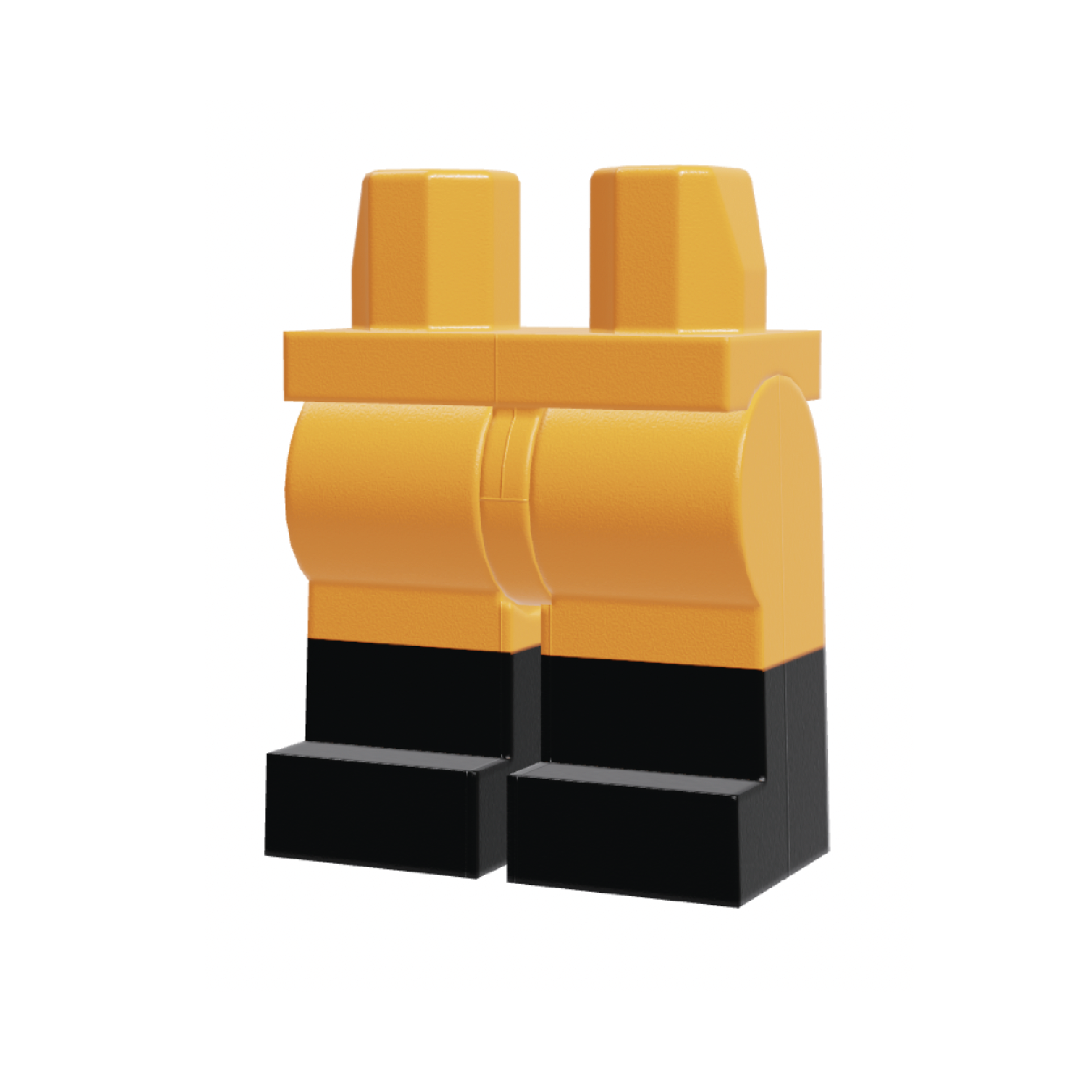 Piernas LEGO® con botas negras