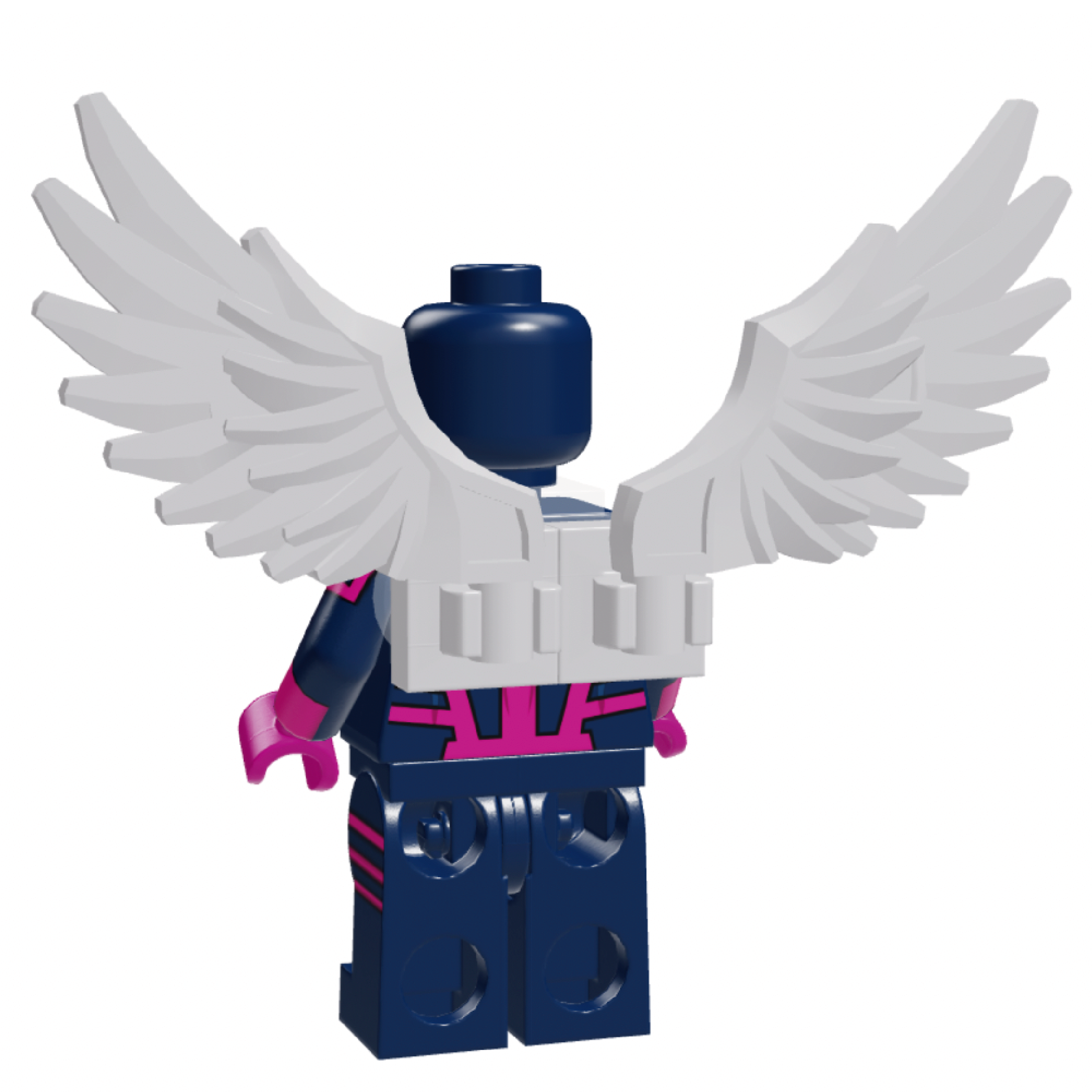 The Winged Villain Minifigure by Brickotar