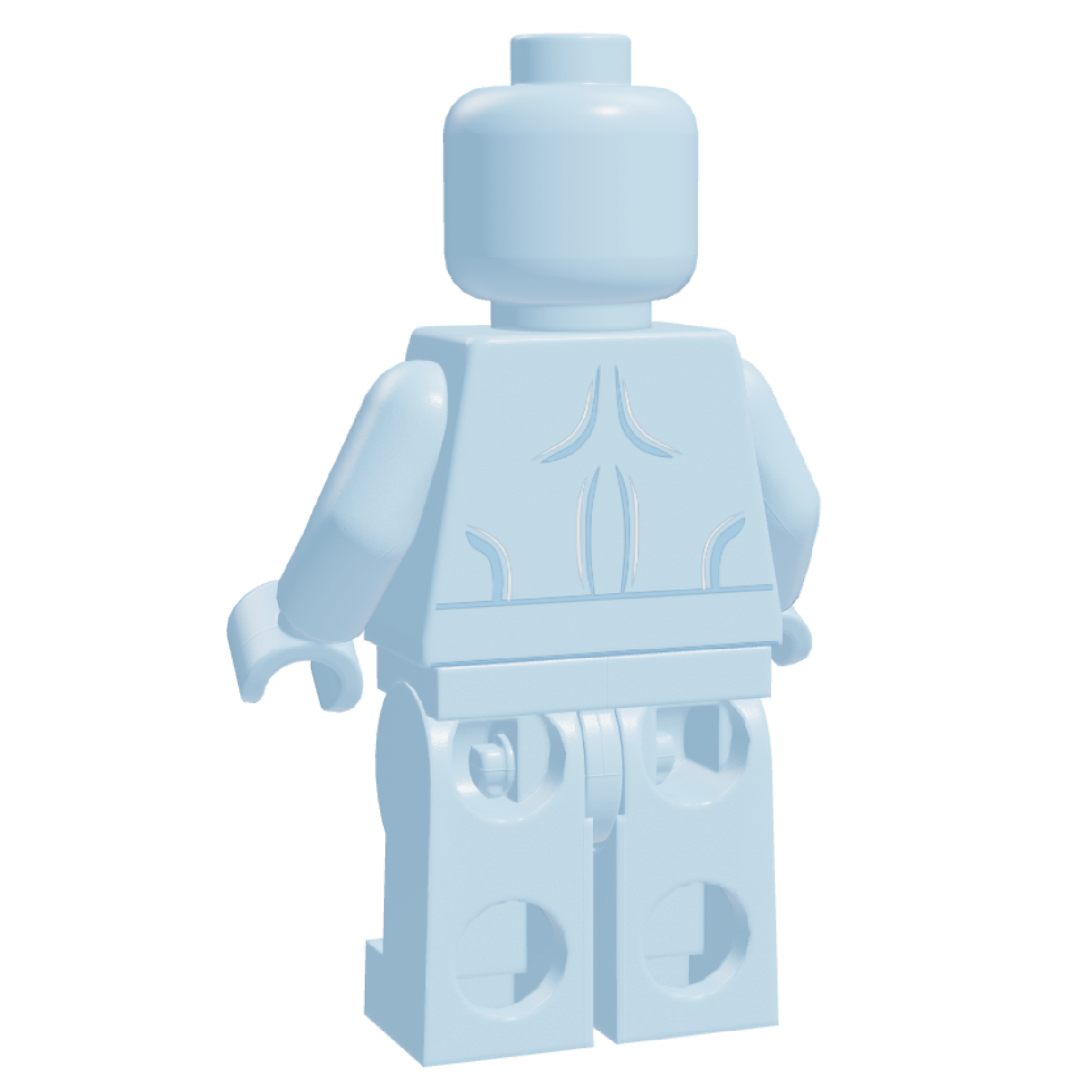 The Frozen Man Minifigure by Brickotar