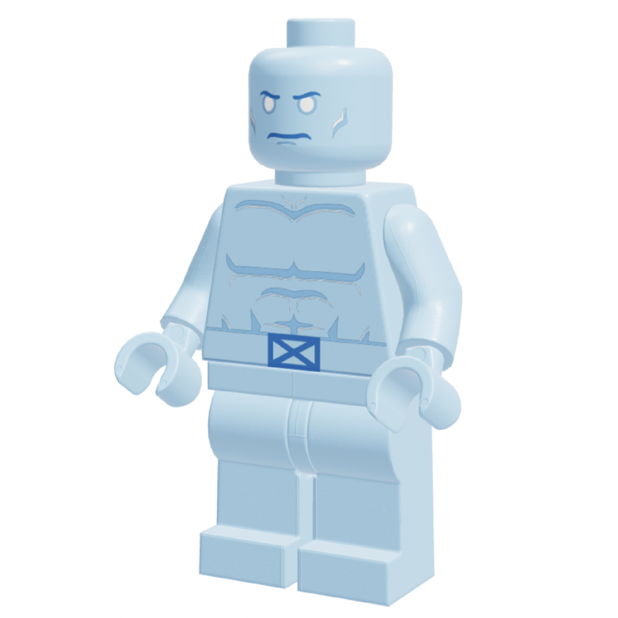 The Frozen Man Minifigure by Brickotar