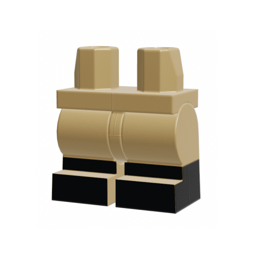 LEGO® Medium Legs with Printed Black Boots