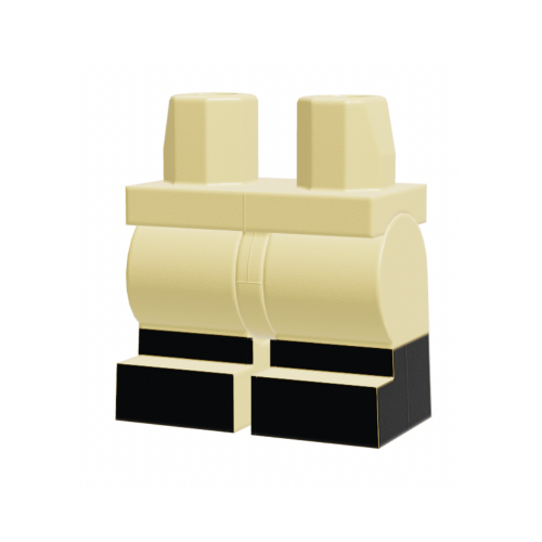 LEGO® Medium Legs with Printed Black Boots