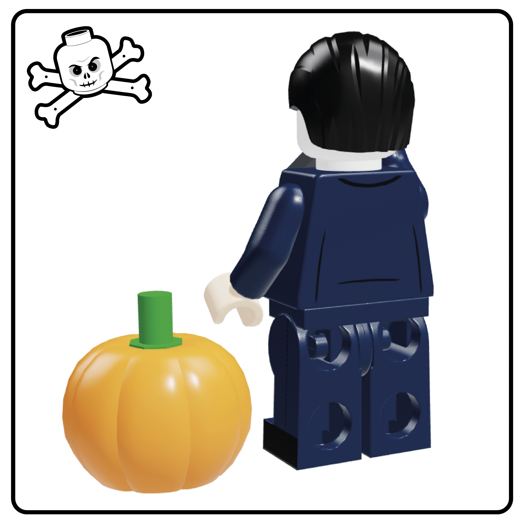 Minifigura de asesinato de Halloween