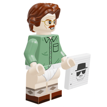 Walter White Minifigure - Design by LegoRepublic