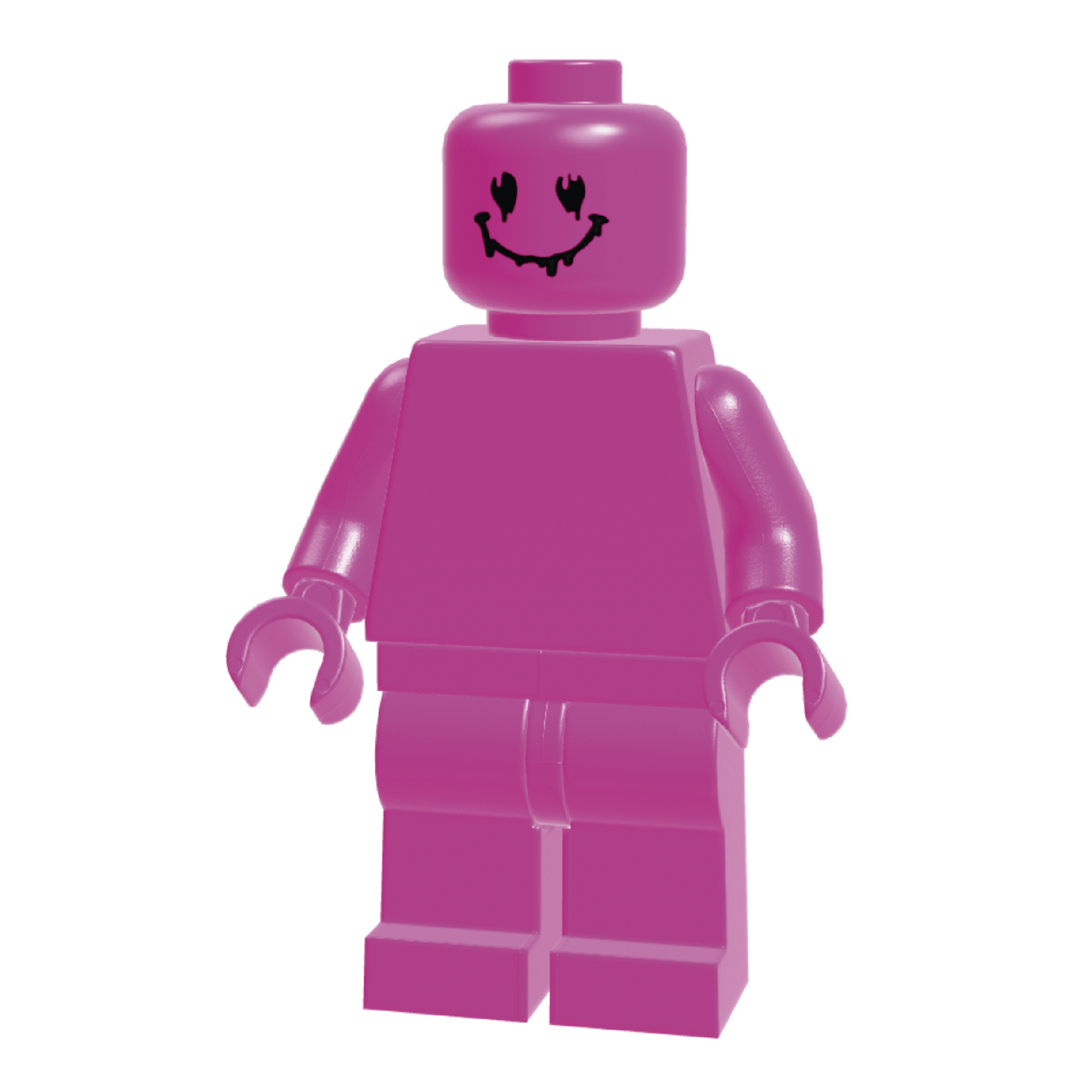 Lego Dark Pink Monochrome Plain Hips and Legs