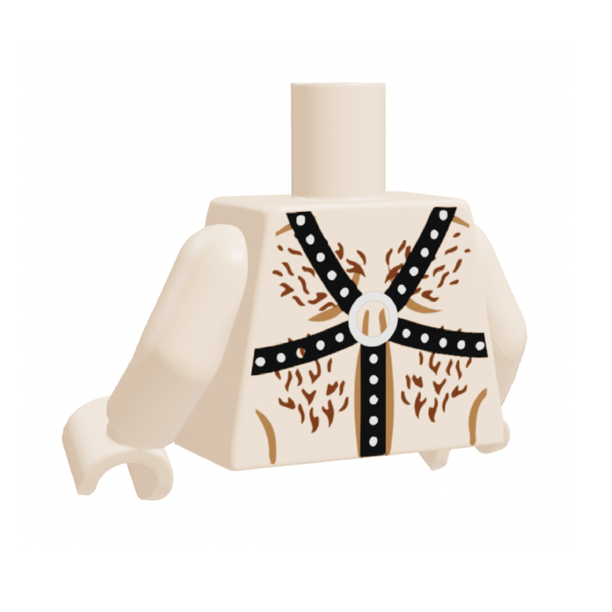 Leather Bear Torso Light Nougat