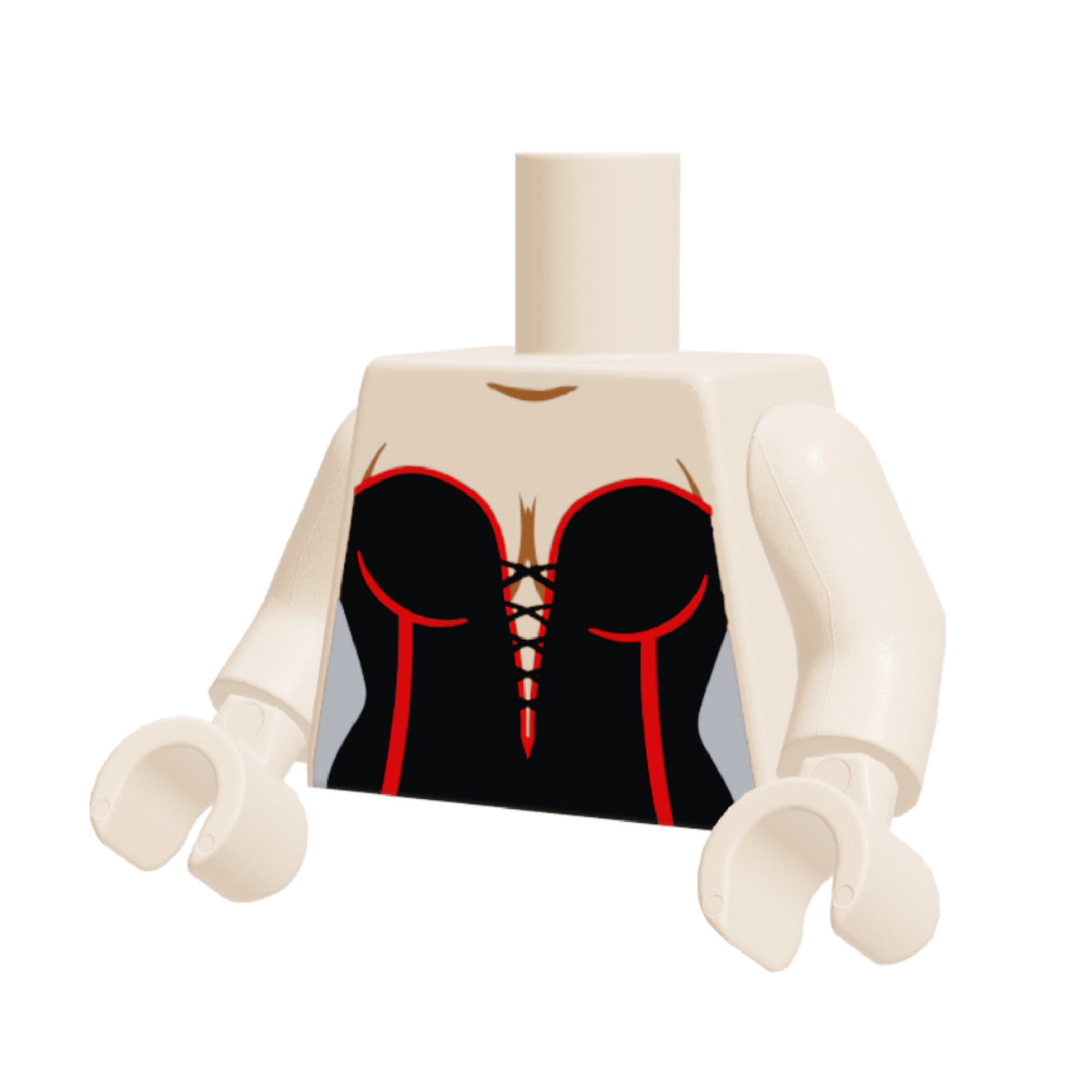 Female Strapless Torso Light Nougat