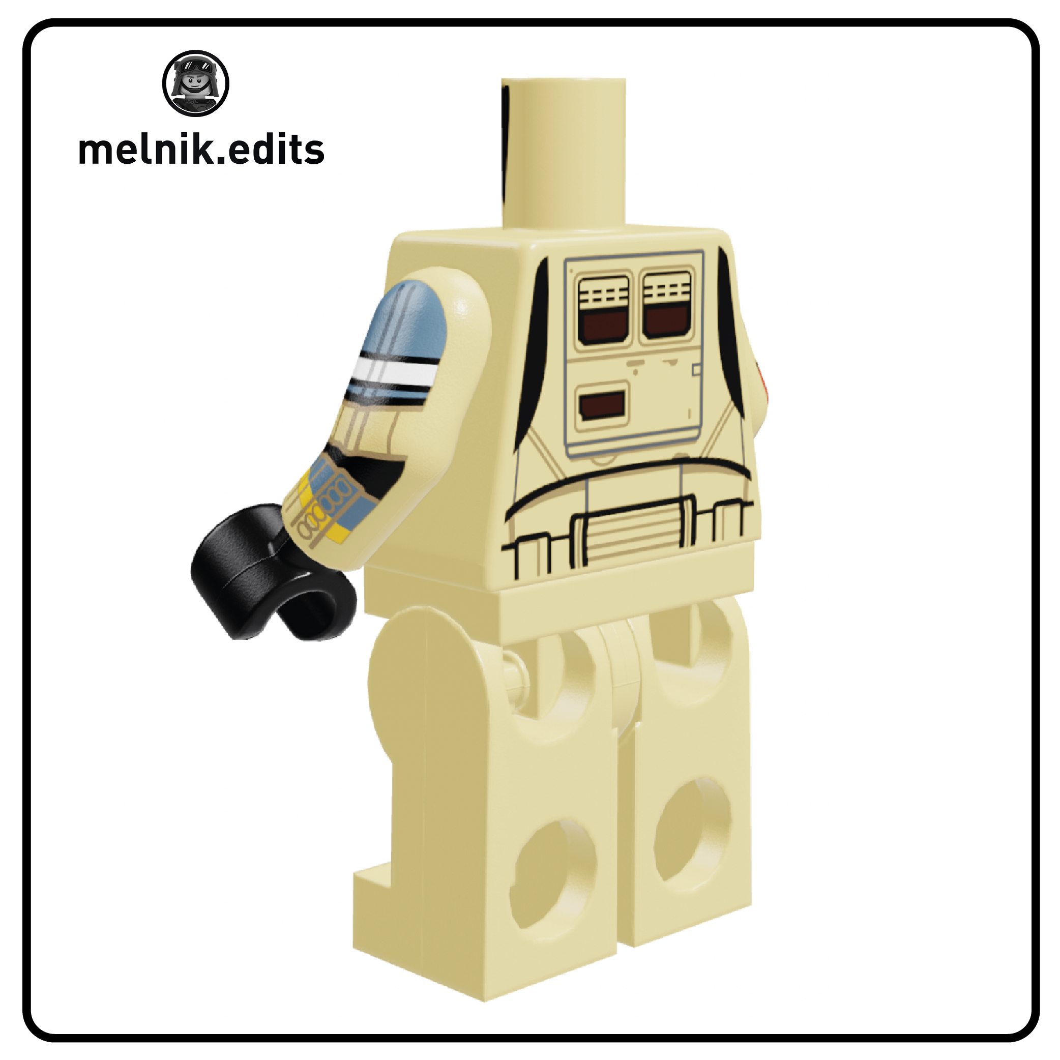 Scarif Stormtrooper Cuerpo del líder del escuadrón Shoretrooper