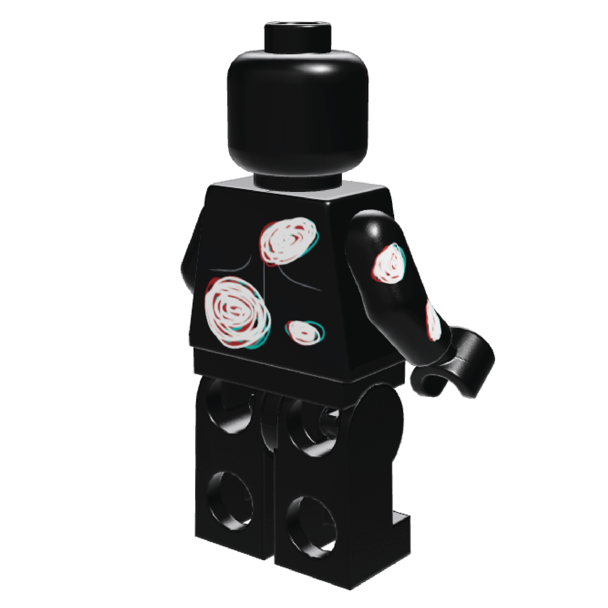 Super Heroes Custom Minifigure Blackened Spot