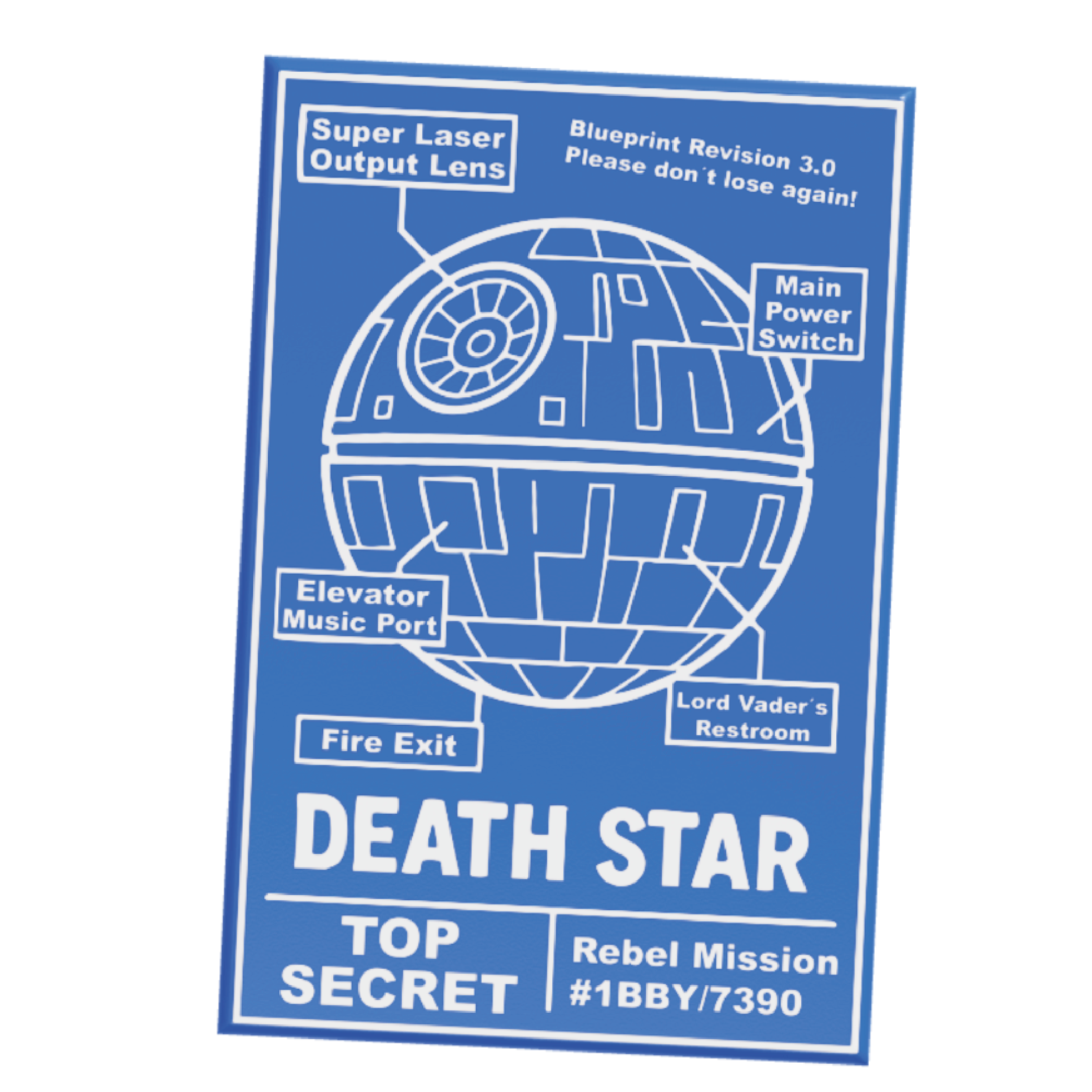 SW Customs 2x3 Tile Blueprint Deathstar