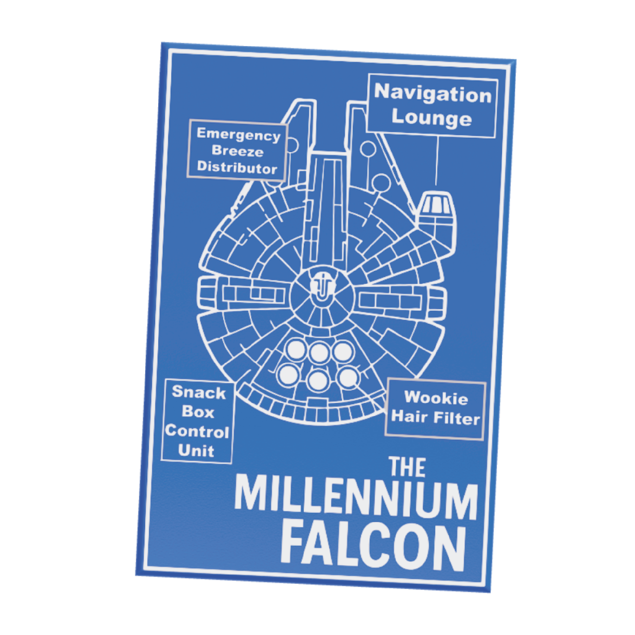 SW Customs 2x3 Tile Blueprint Falcon