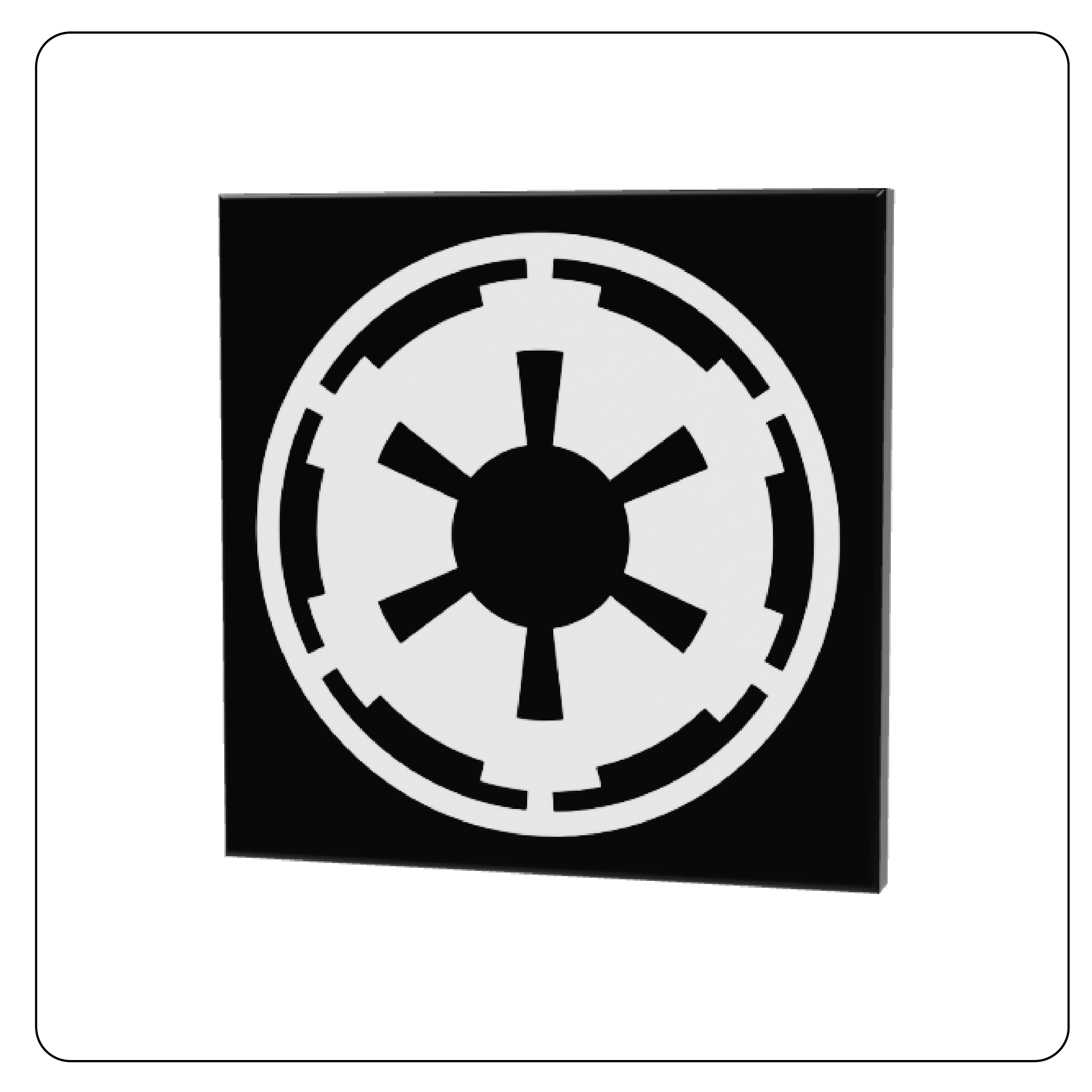 SW Customs - 4x4 Tile Imperial Logo