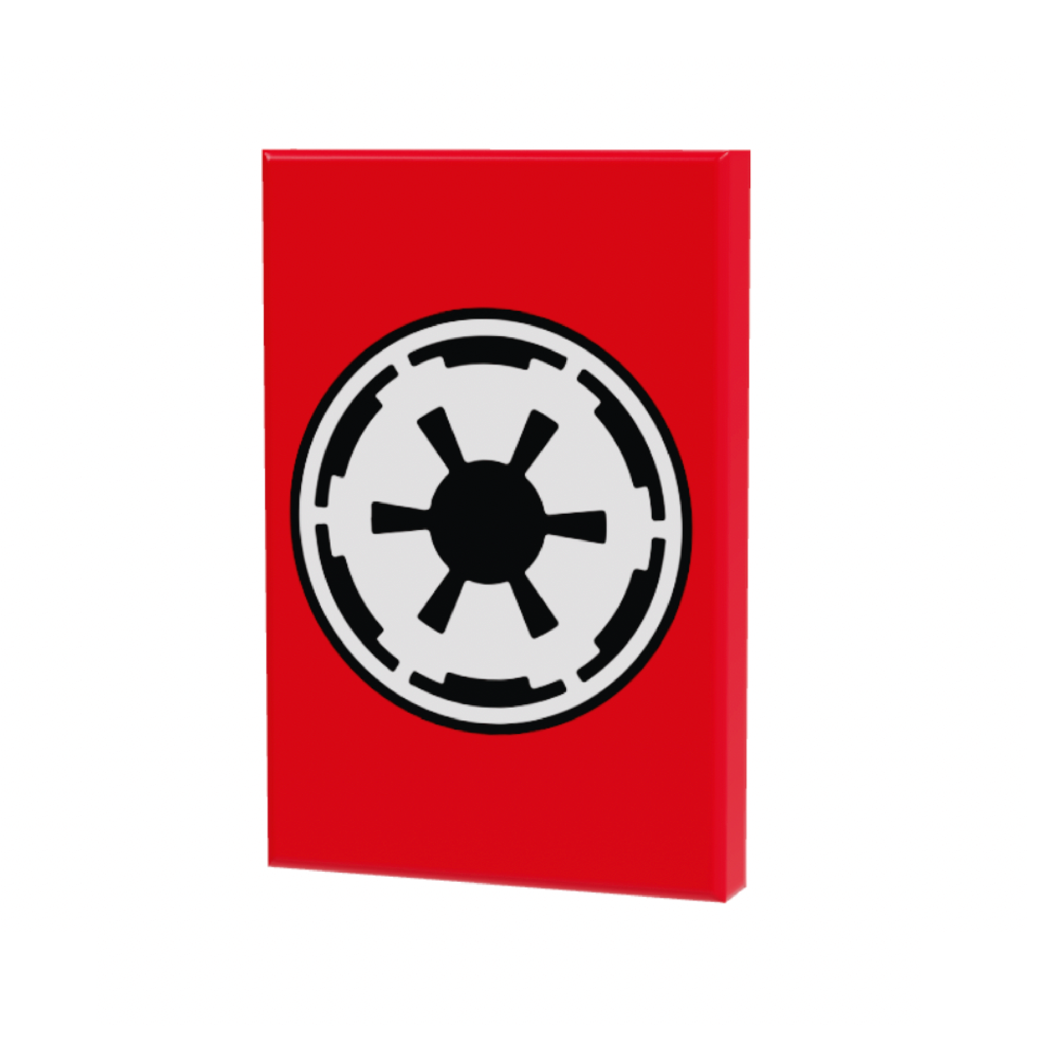 Azulejo 2x3 con logotipo imperial rojo